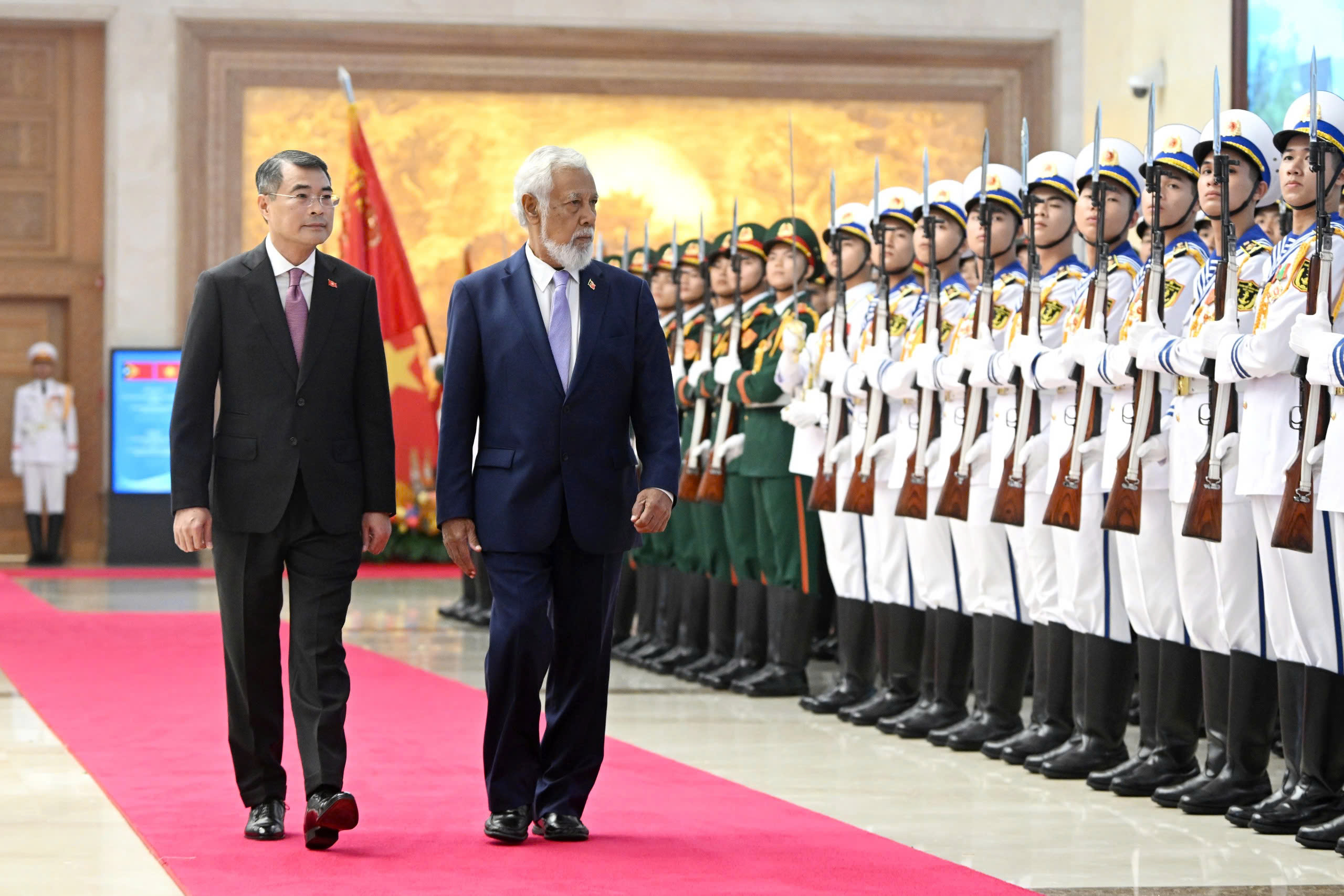 Thủ tướng Lê Minh Hưng chủ trì lễ đón chính thức Thủ tướng Timor-Leste - Ảnh 2.