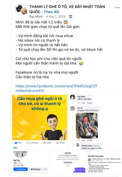 Mua đồ cũ, hàng thanh lý online coi chừng bị lừa - Ảnh 1.