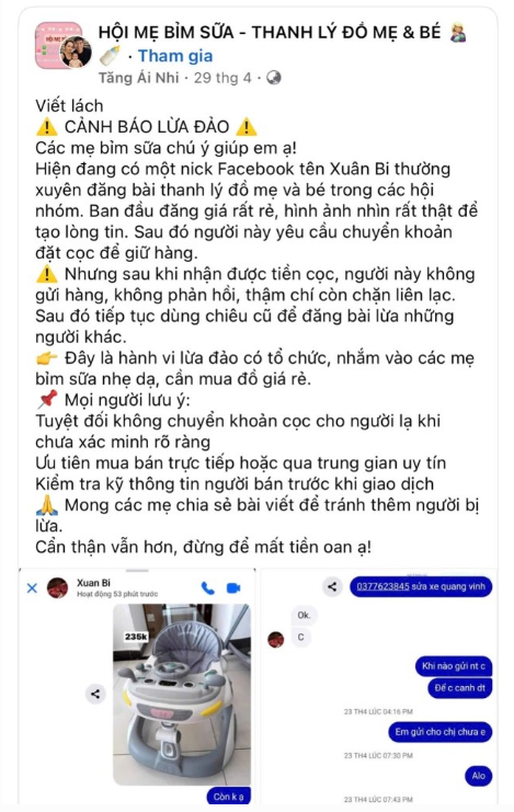 Mua đồ cũ, hàng thanh lý online coi chừng bị lừa - Ảnh 2.