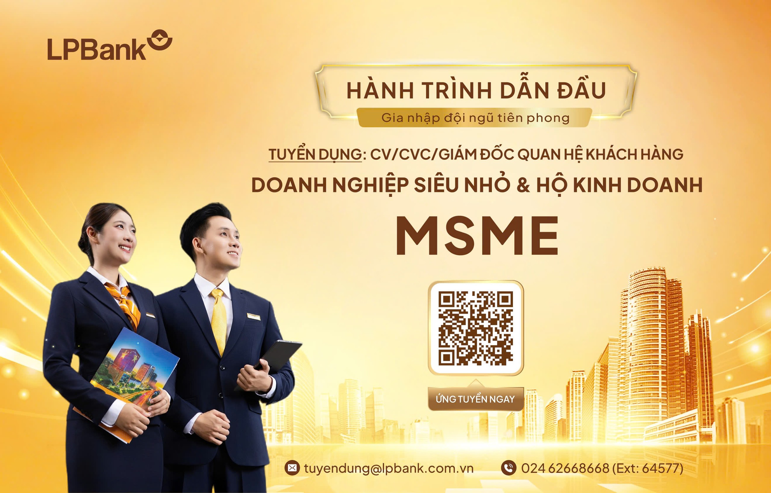 LPBank tuyển dụng quy mô lớn đội ngũ MSME trên toàn quốc- Ảnh 1.