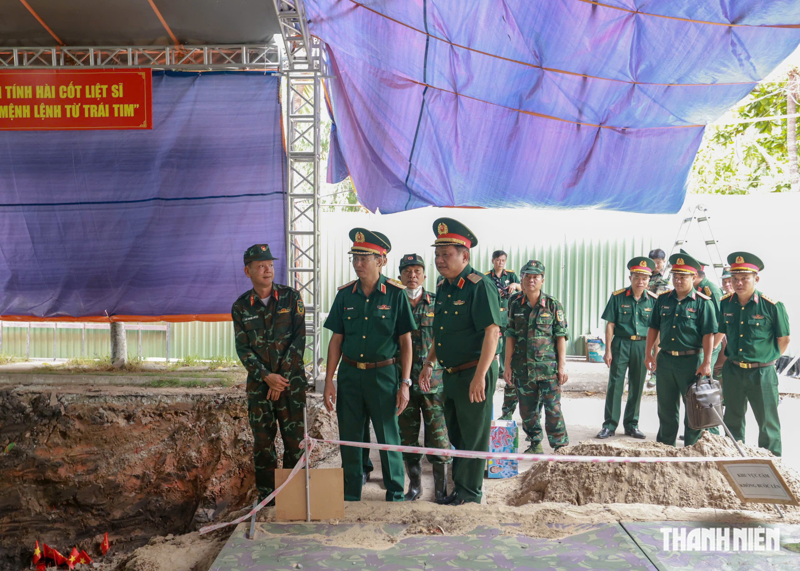 Đã quy tập 74 hài cốt liệt sĩ tại công viên Lê Thị Riêng - Ảnh 2.