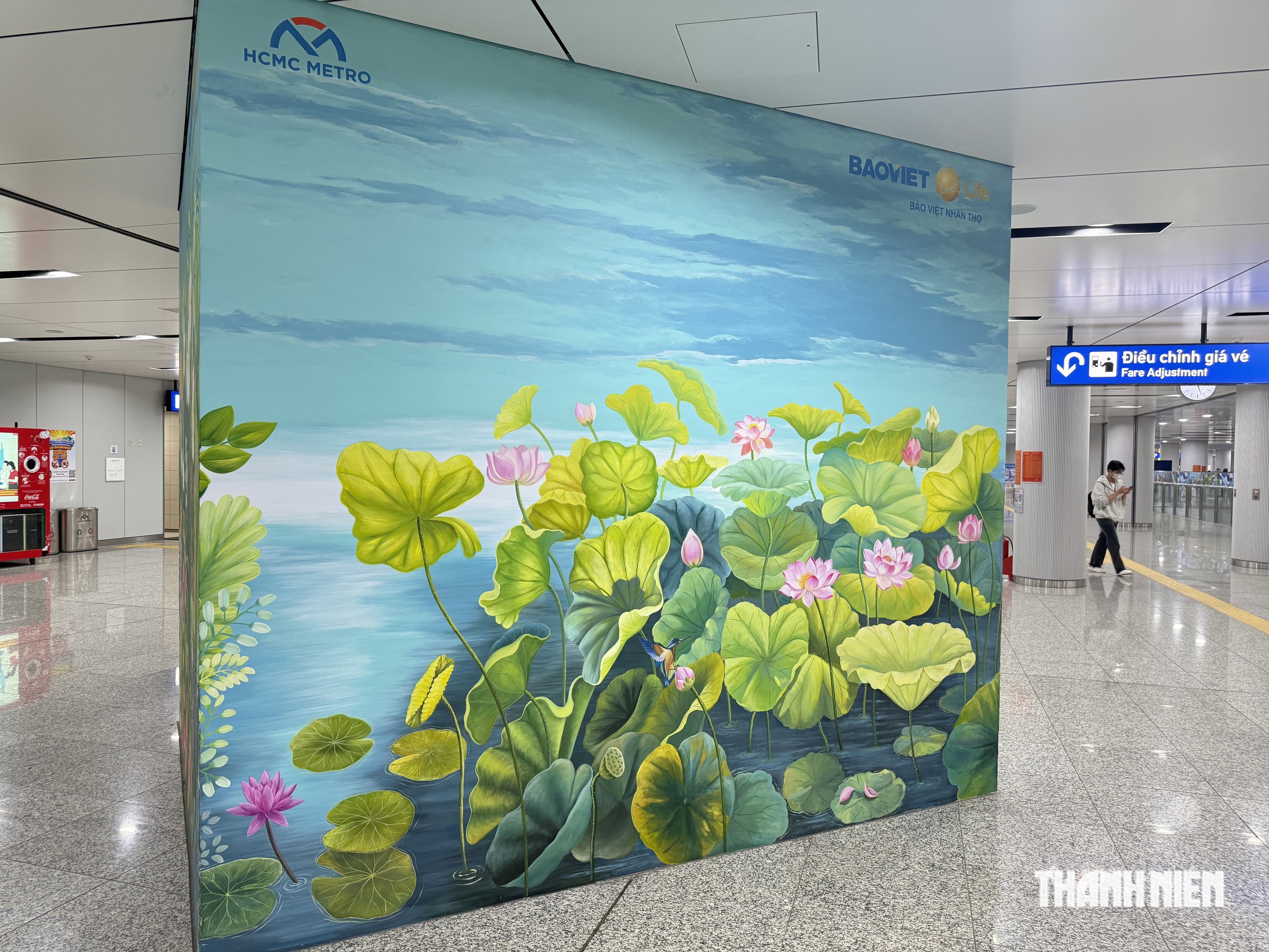 Góc check-in mới toanh tại ga metro Bến Thành thu hút người trẻ - Ảnh 3.
