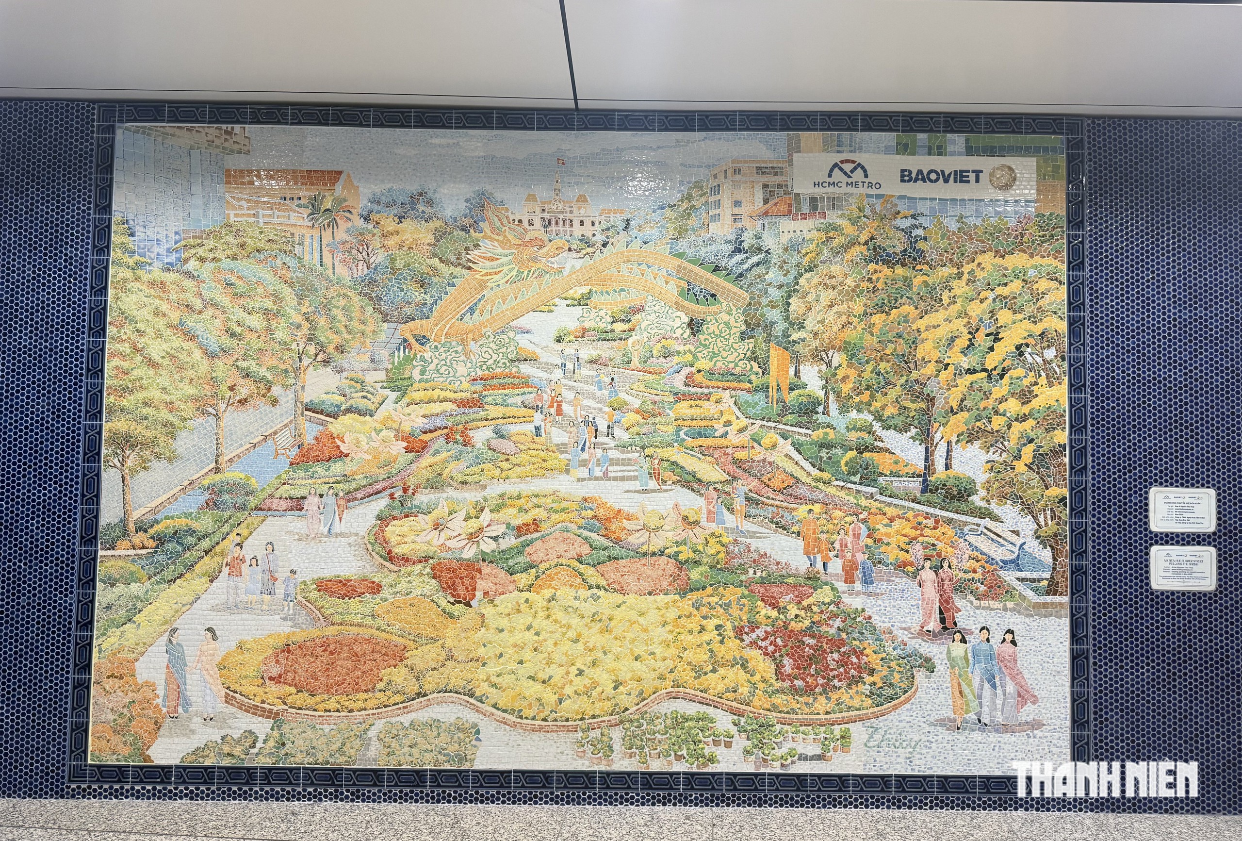 Góc check-in mới toanh tại ga metro Bến Thành thu hút người trẻ - Ảnh 6.