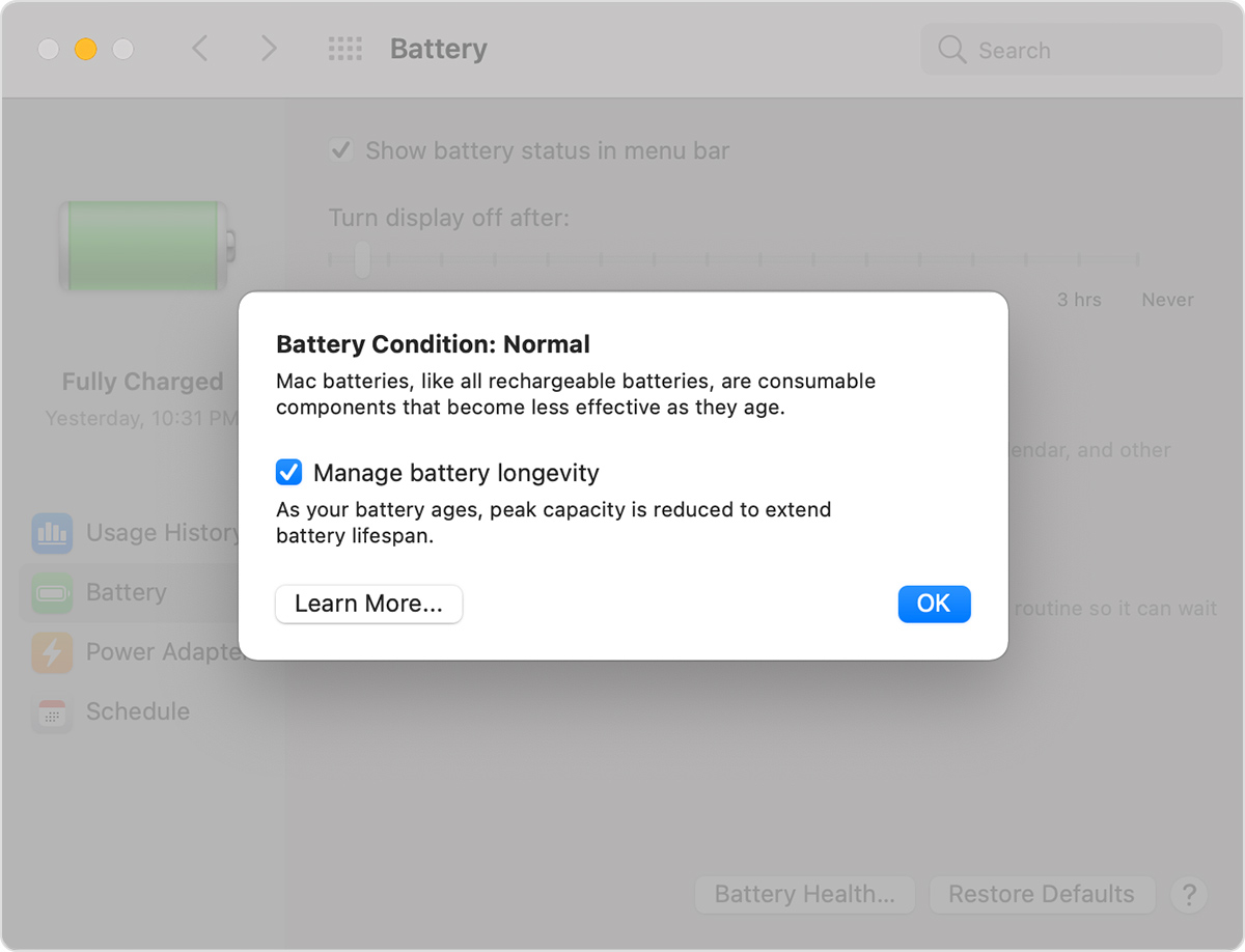Apple giấu kín một cài đặt hữu ích giúp pin MacBook đời cũ 'trâu' hơn - Ảnh 1.
