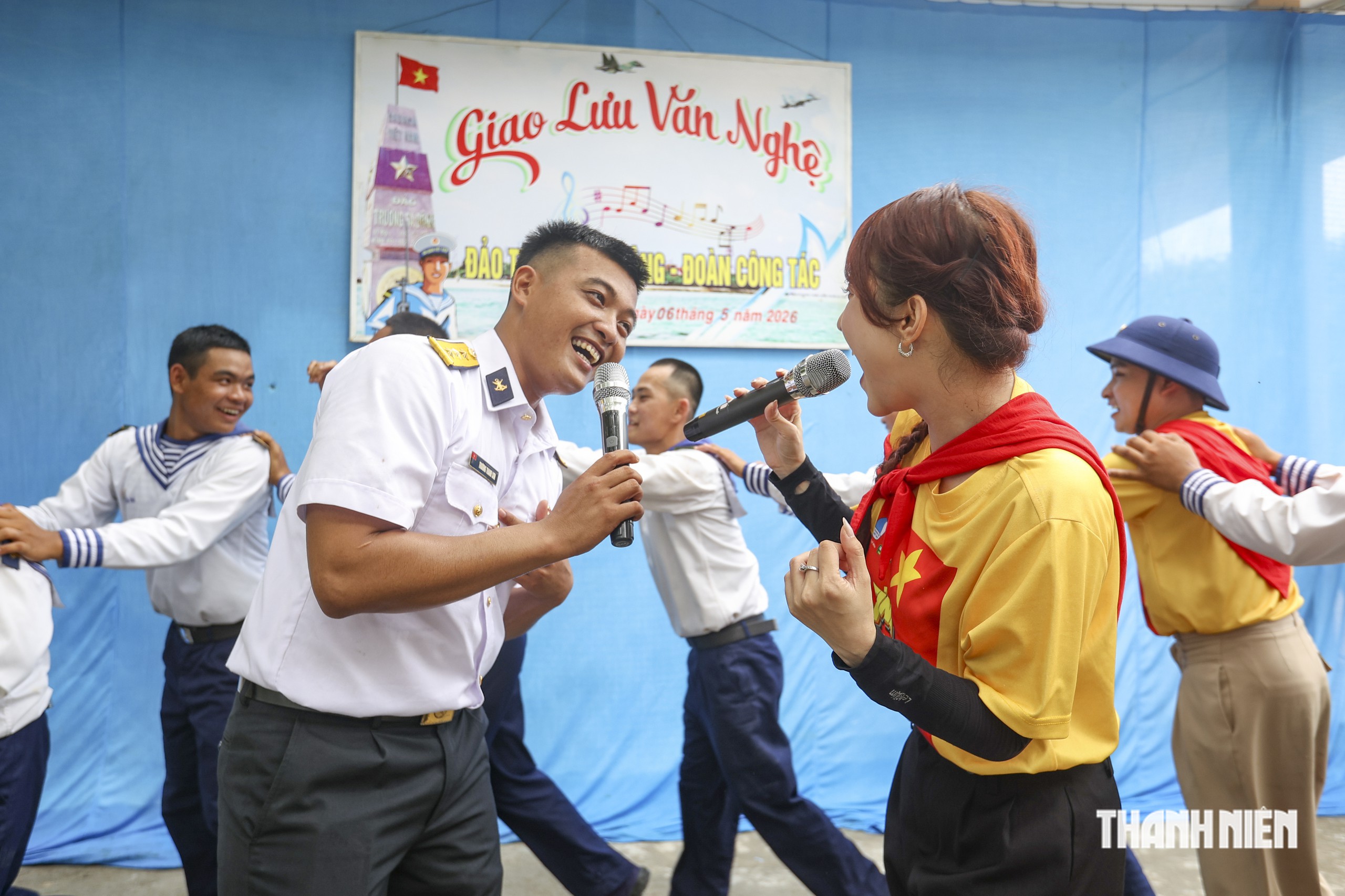 Những sân khấu đặc biệt giữa Trường Sa- Ảnh 4.
