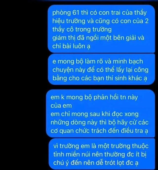 Bộ GD-ĐT lần đầu lên tiếng về vụ gian lận thi tốt nghiệp tại Quảng Trị- Ảnh 1.