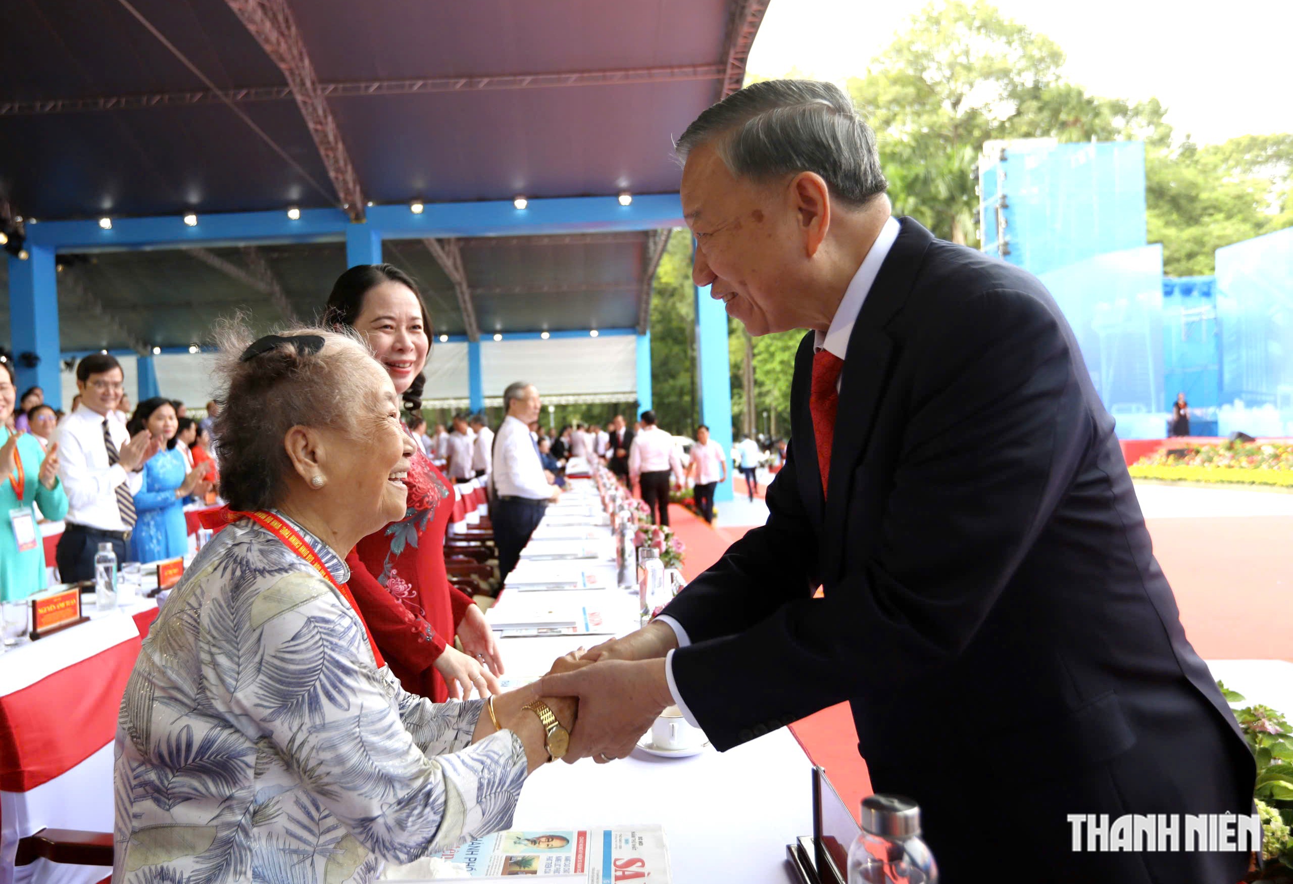 Tổng Bí thư, Chủ tịch nước Tô Lâm dự lễ kỷ niệm 50 năm thành phố mang tên Bác- Ảnh 3.