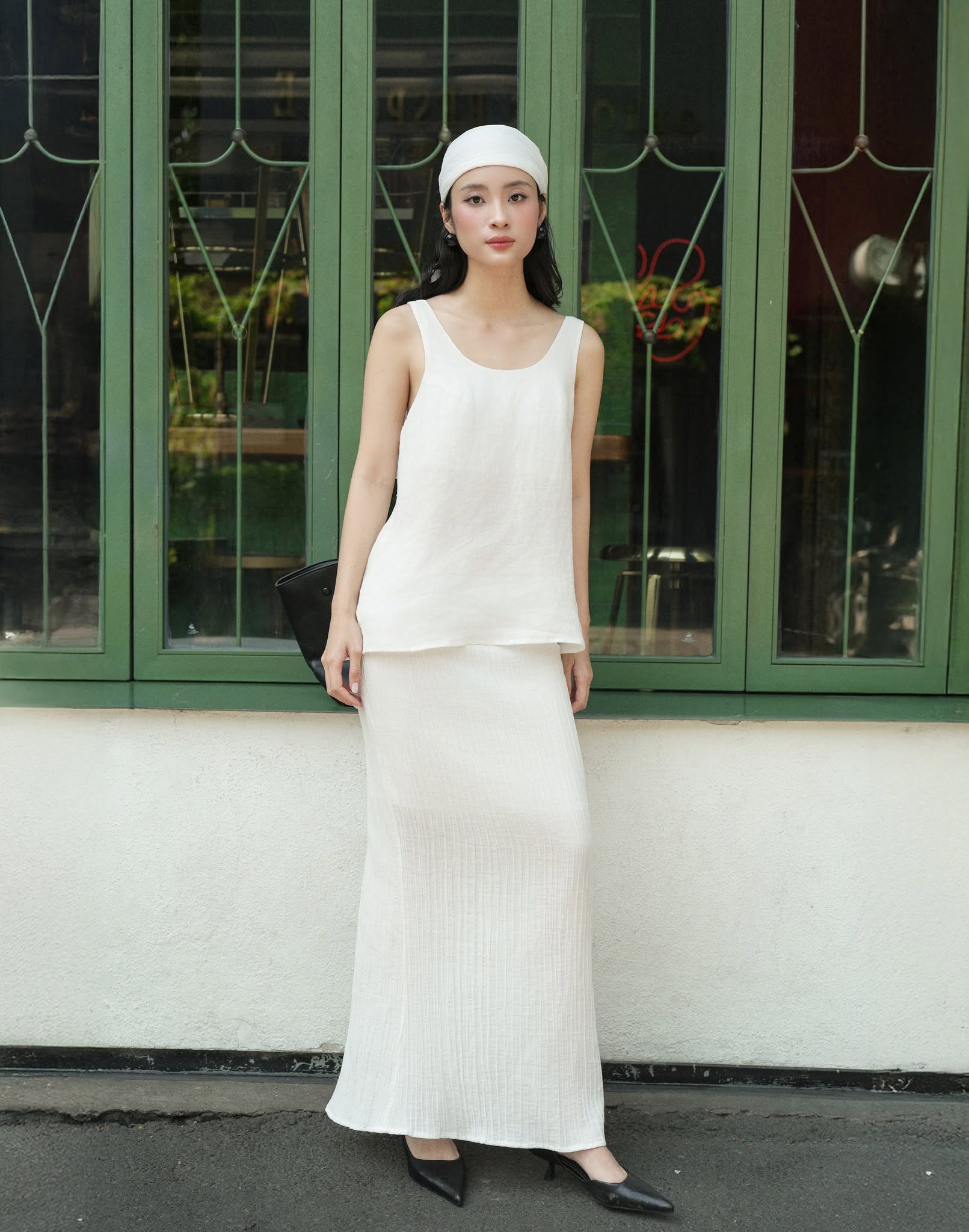 Đẹp từ nhà ra phố với trang phục linen tự nhiên - Ảnh 3.