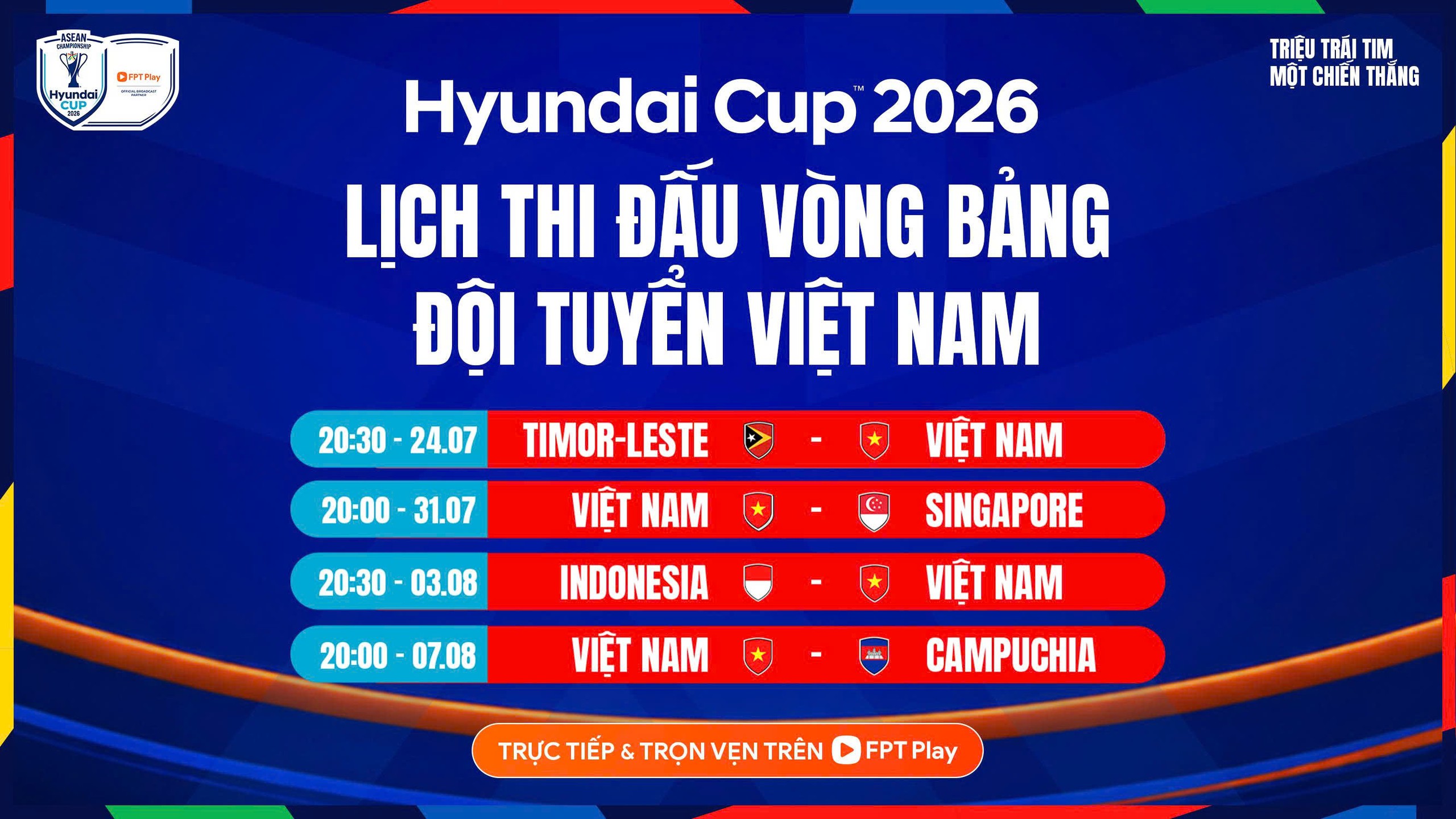 Lịch thi đấu trọn vẹn vòng bảng ASEAN Cup 2026: Xem trực tiếp những kênh nào?- Ảnh 1.