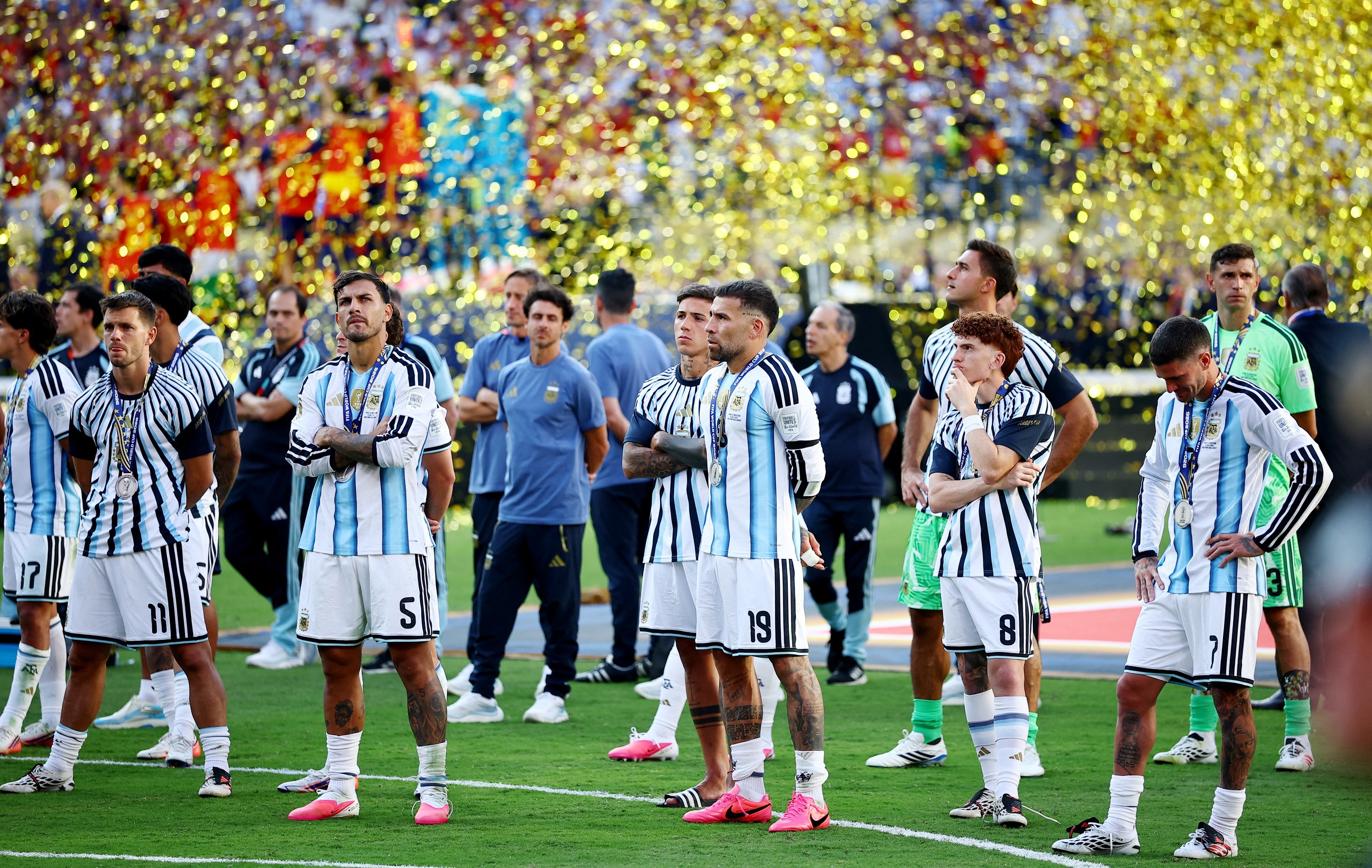 A FIFA está investigando a briga entre Argentina e Espanha após a final da Copa do Mundo - Foto 4.