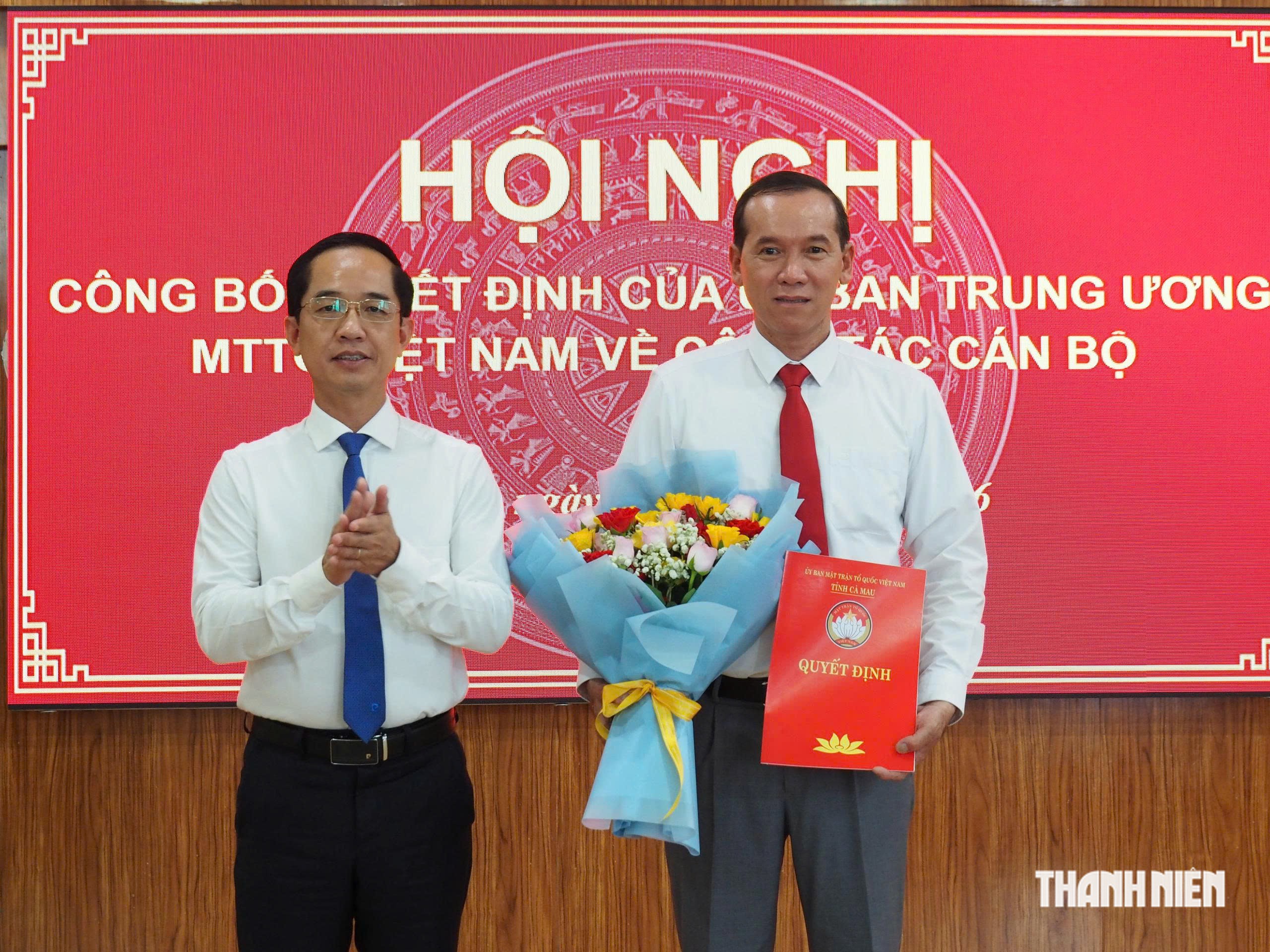 Ông Lý Công Bắc giữ chức Phó Chủ tịch MTTQ Việt Nam tỉnh Cà Mau - Ảnh 1.