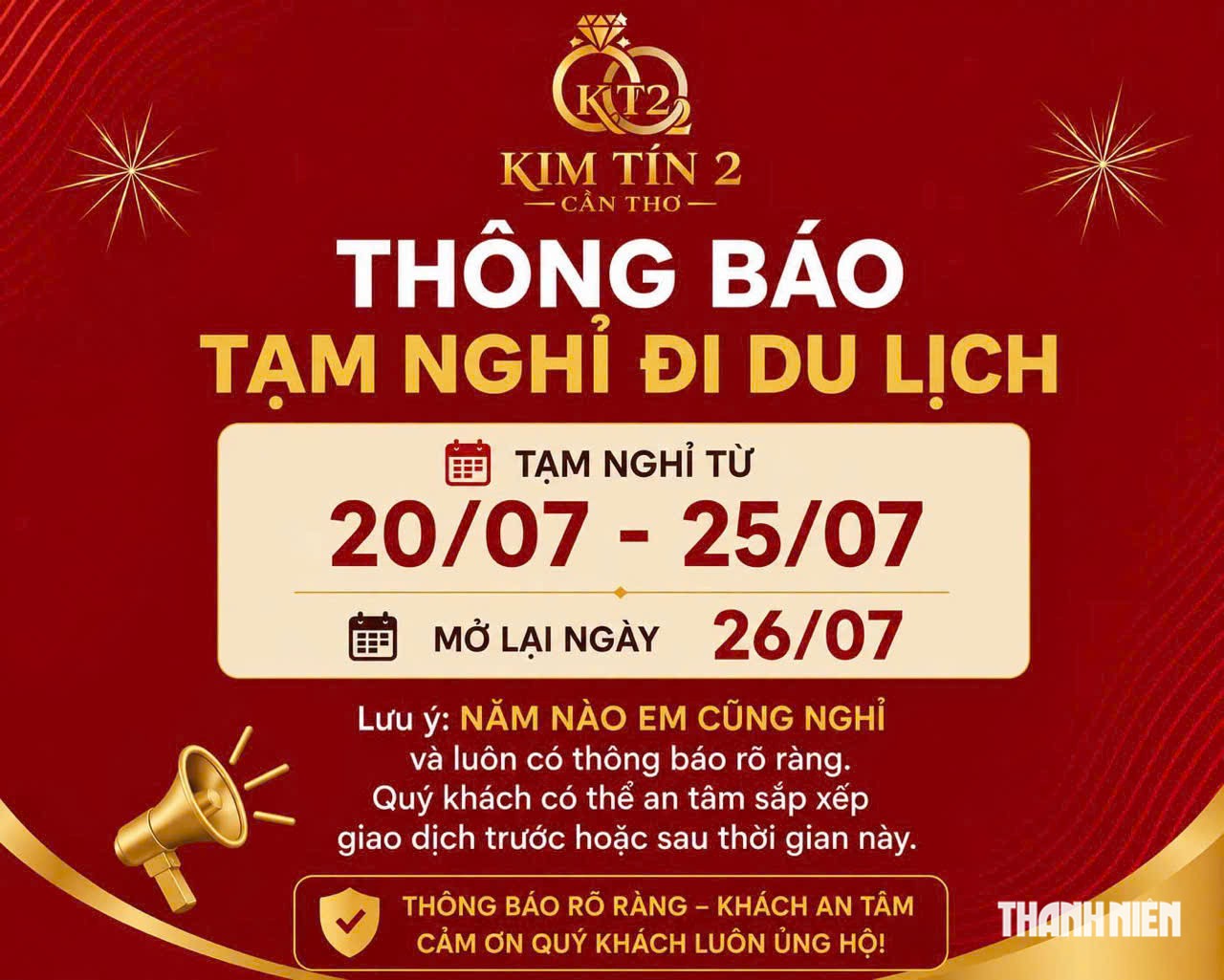 Tiệm kim cương thông báo tạm ngưng hoạt động chứ 'không biến mất'- Ảnh 3.