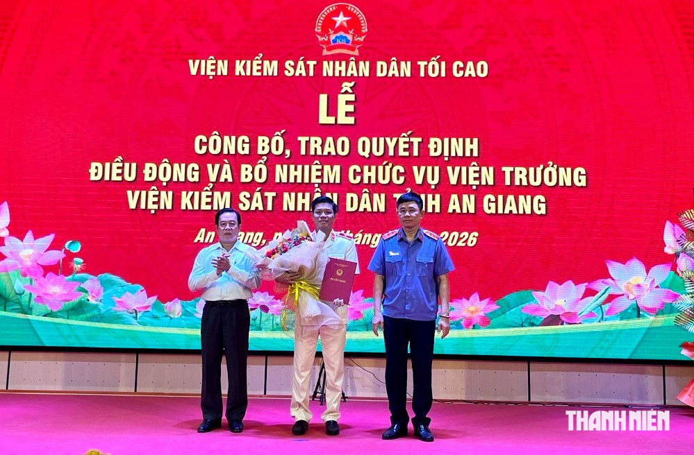 Ông Kiều Hoài Phong giữ chức Viện trưởng Viện Kiểm sát nhân dân tỉnh An Giang - Ảnh 1.