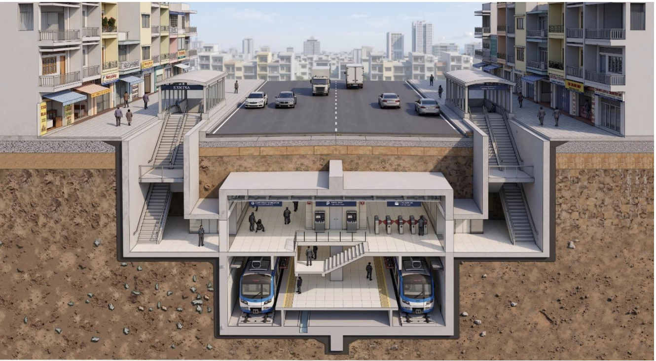 Metro Thủ Dầu Một đến trung tâm TP.HCM: Dự kiến đi qua 18 phường- Ảnh 3.