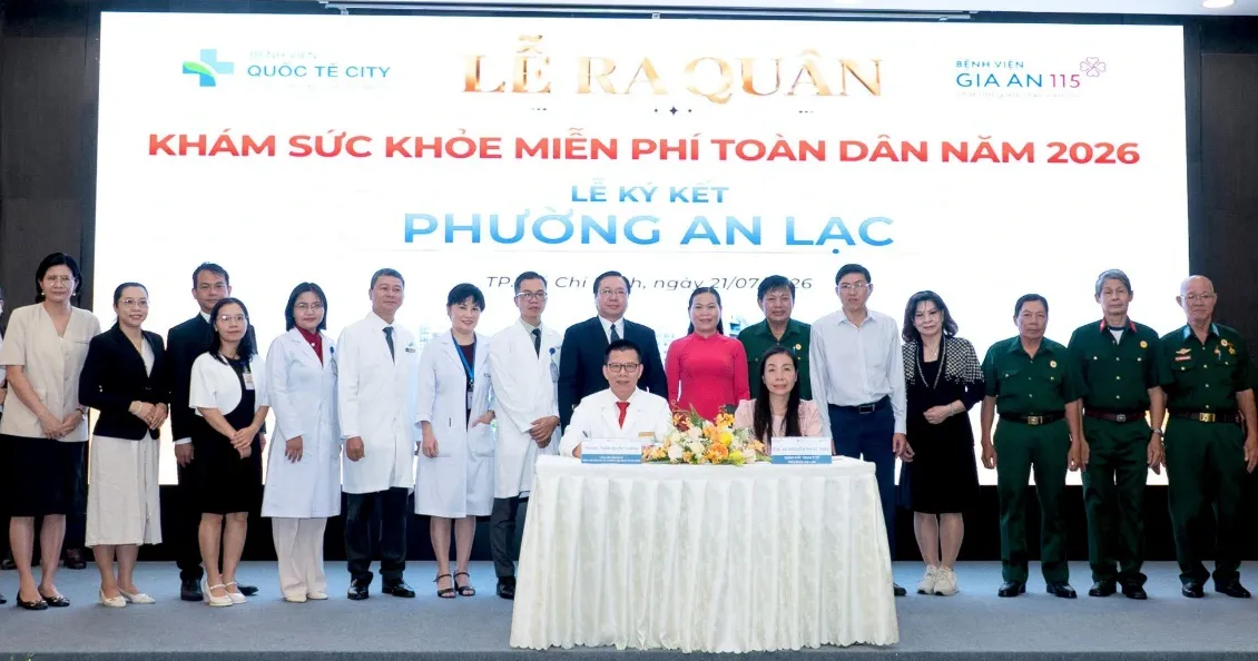 Nhiều người dân TP.HCM được khám sức khỏe miễn phí tại bệnh viện quốc tế - Ảnh 1.