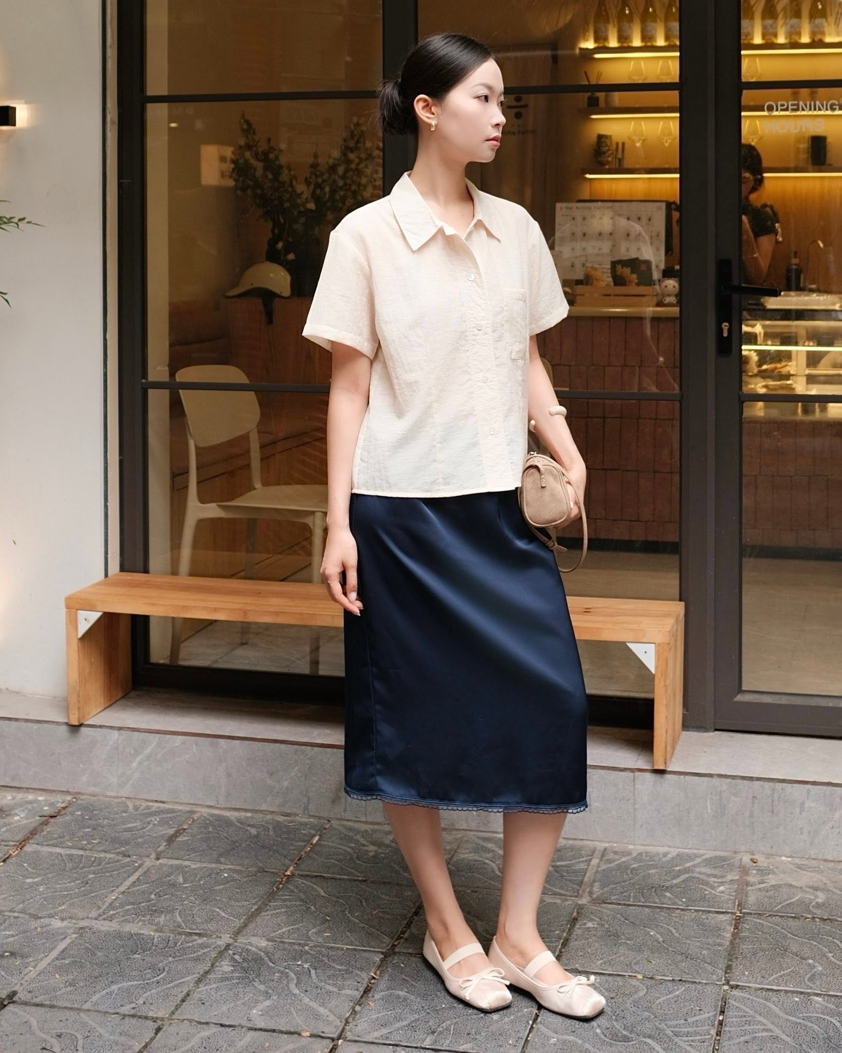 Phối đồ với giày búp bê vừa thoải mái vừa năng động cho cả ngày dài- Ảnh 3.
