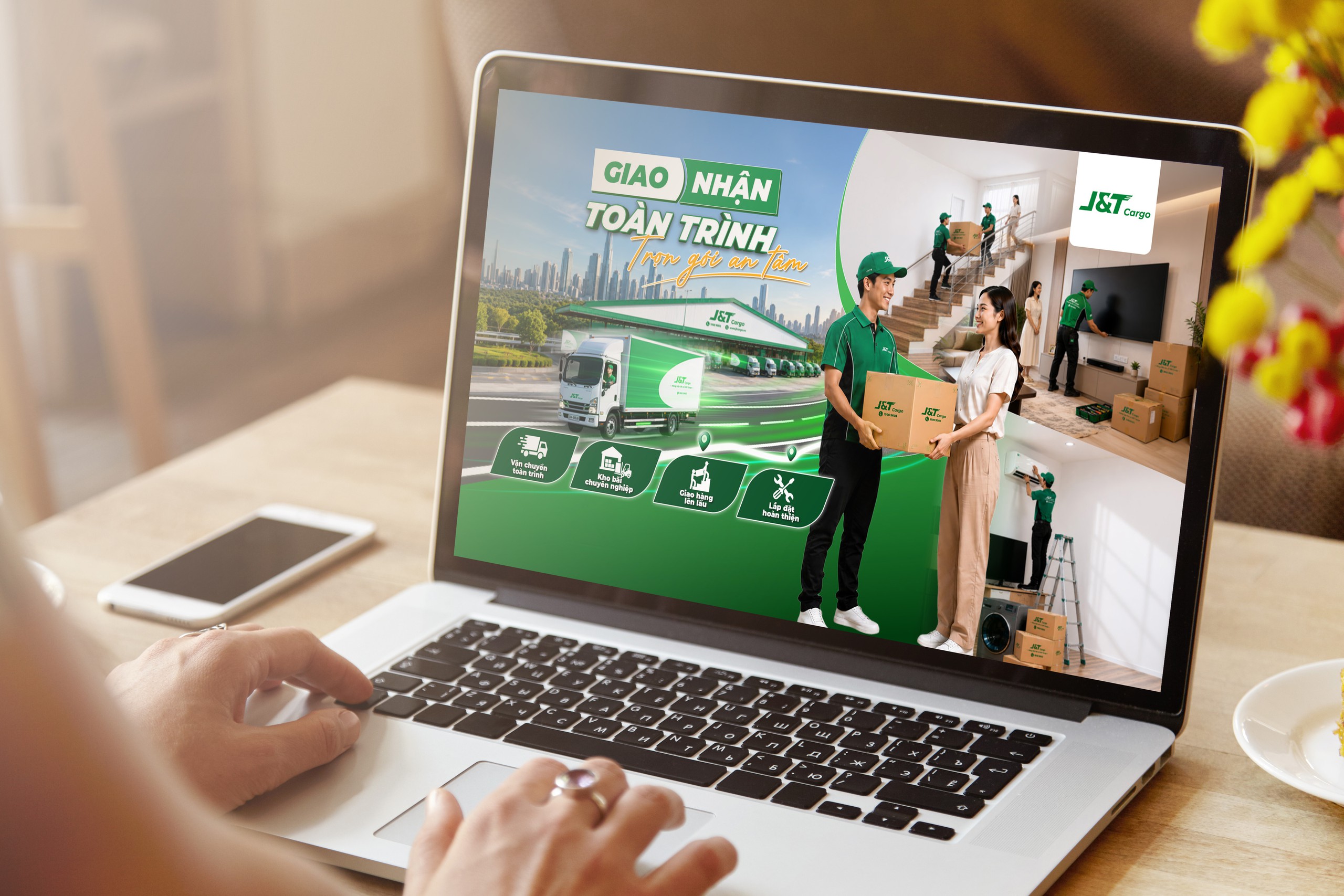 J&T Cargo tung dịch vụ nhận trực tiếp hàng nặng, giá từ 4.000 đồng/kg- Ảnh 1.