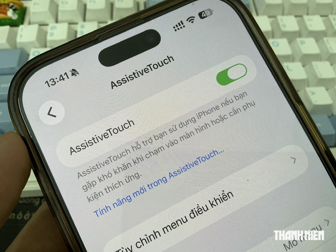Chấm tròn màu xám trên iPhone có tác dụng gì? - Ảnh 2.