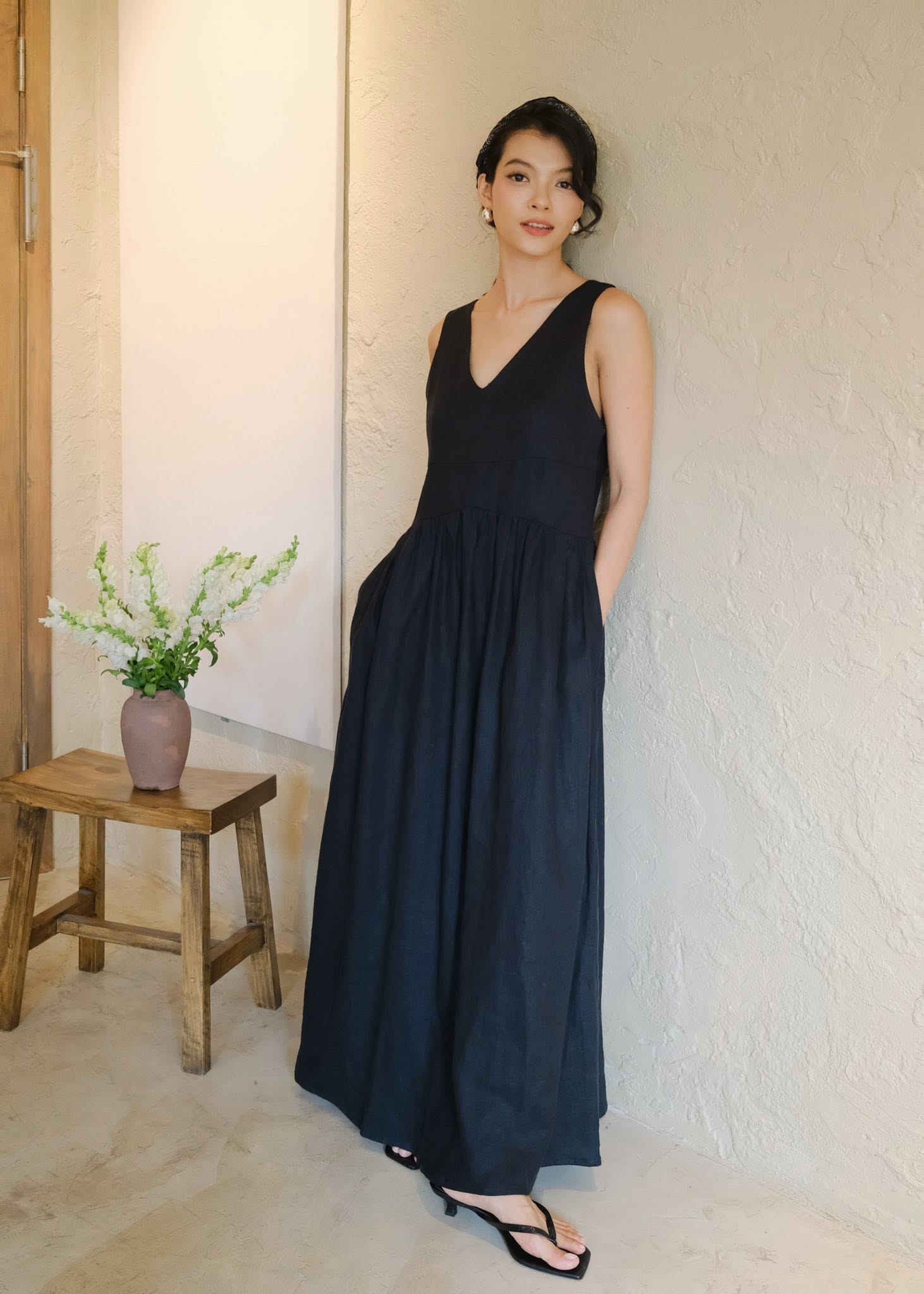 Váy linen suông họa tiết dịu dàng nhất mùa- Ảnh 7.