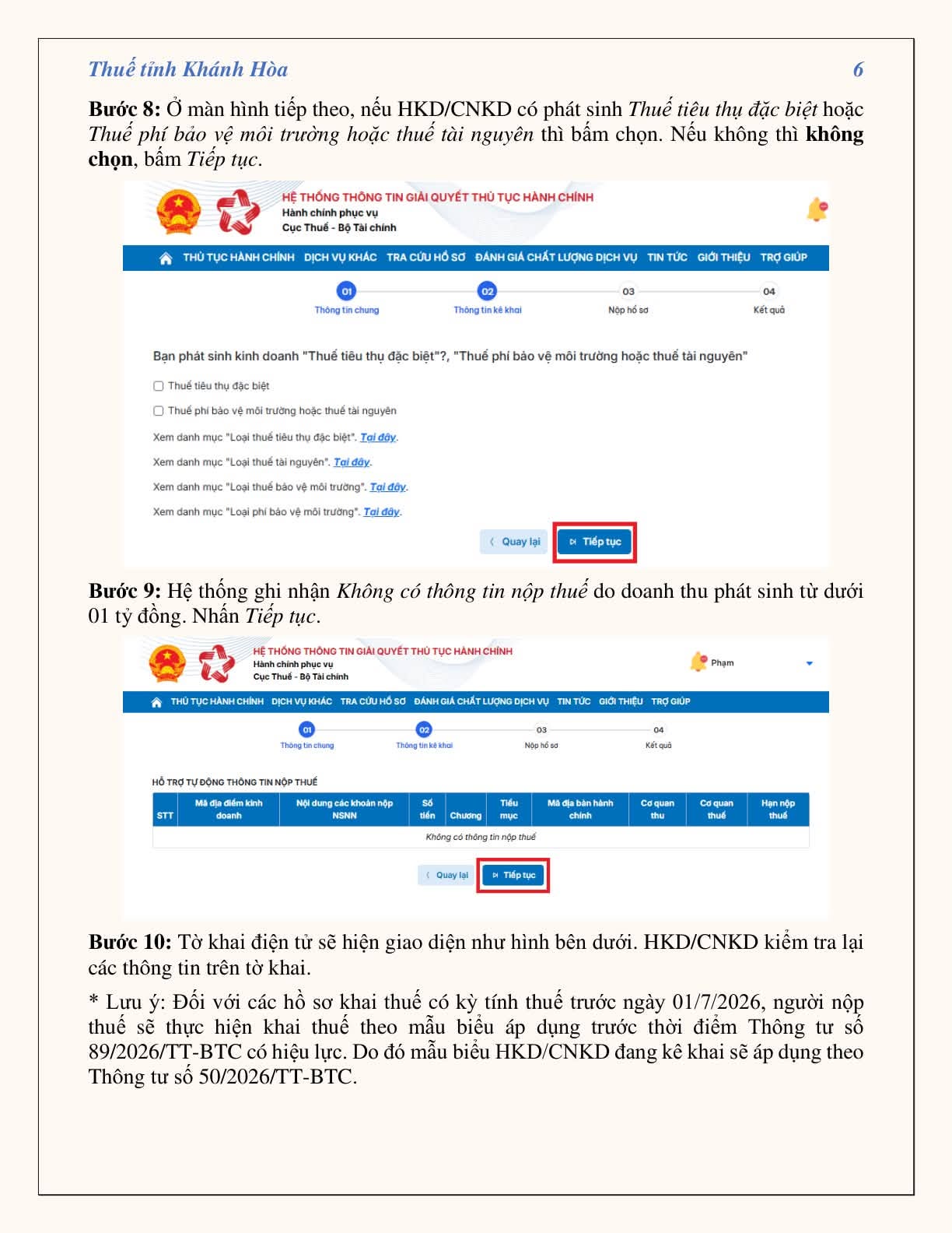  4 ngày nữa là hạn chót hộ kinh doanh thông báo doanh thu, khai thuế quý 2 - Ảnh 13.