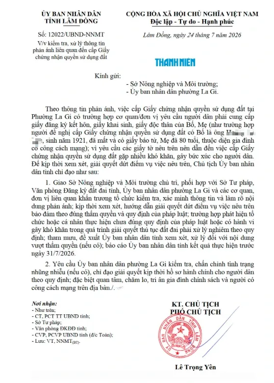 Phường La Gi bác thông tin 'gây khó thủ tục đất đai' trên mạng xã hội - Ảnh 4.