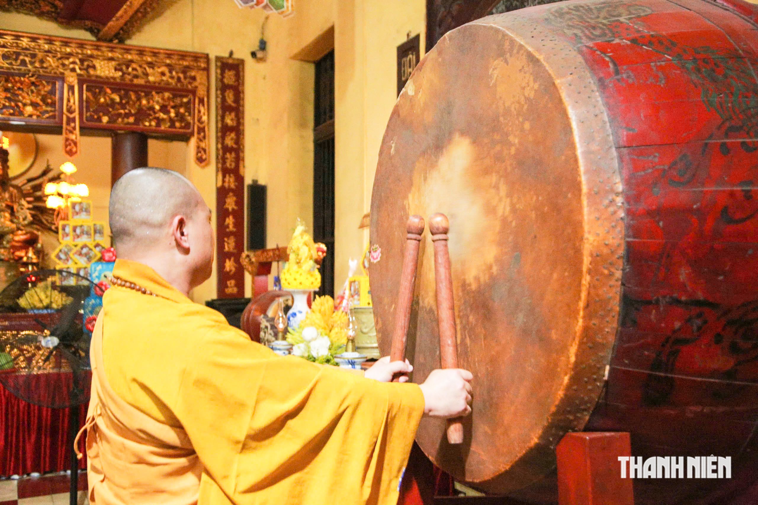 3 hồi chuông trống bát nhã thiêng liêng, tri ân liệt sỹ tại chùa Quán Sứ - Ảnh 5.