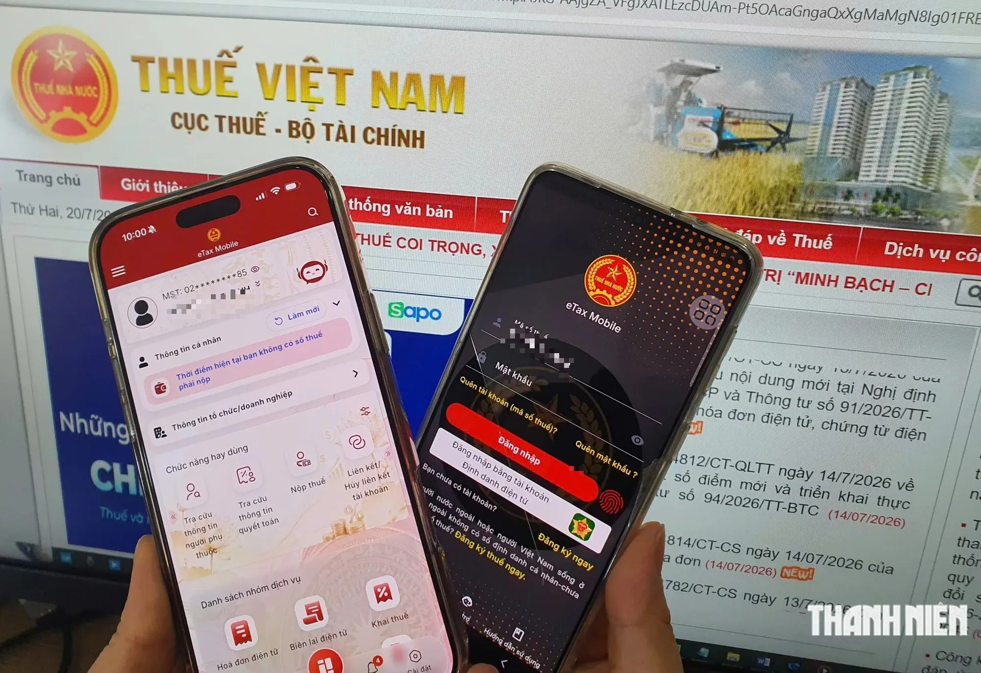 Tạm dừng tra cứu, nộp thuế điện tử trên eTax Mobile- Ảnh 1.