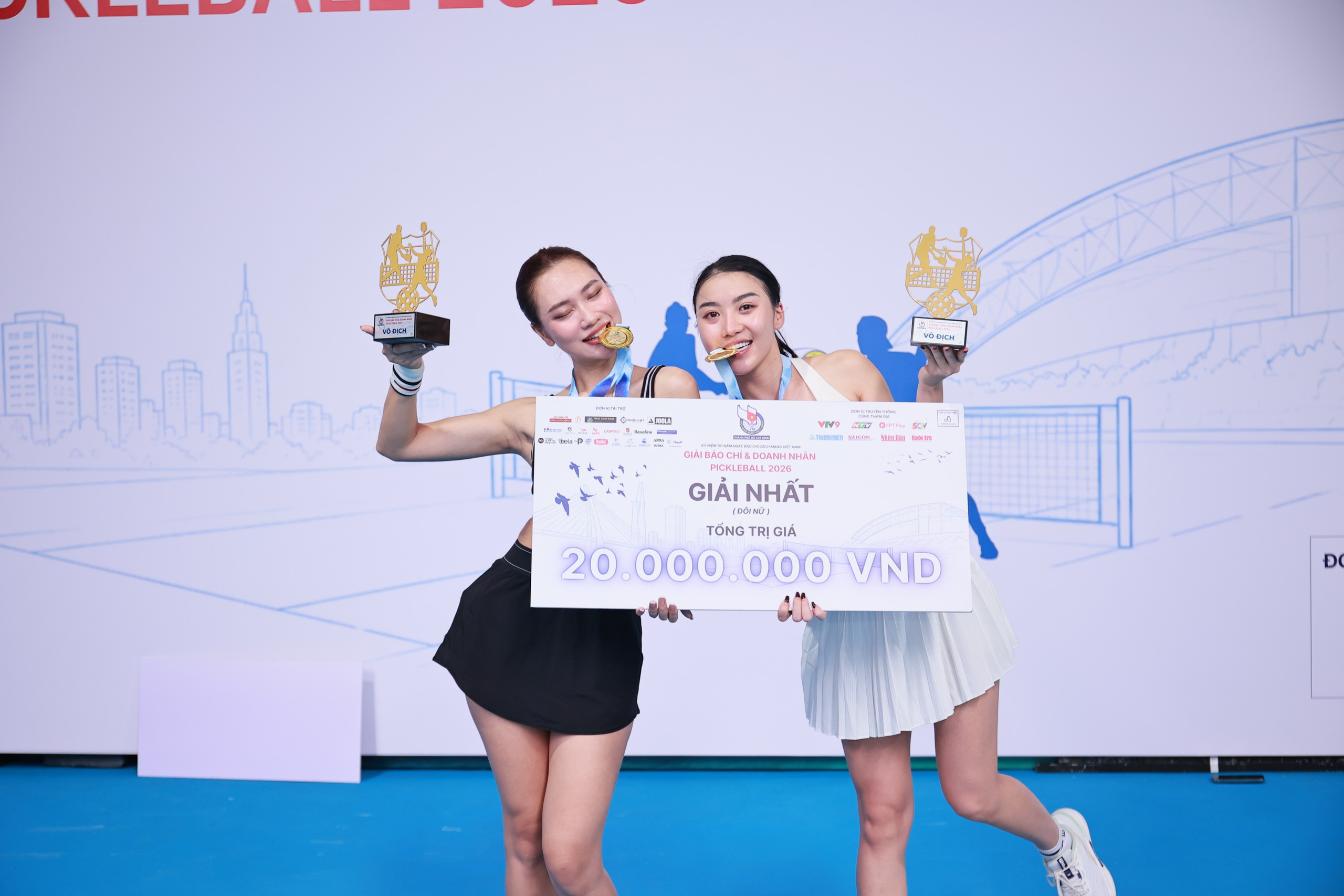 Những khoảnh khắc ấn tượng ở giải pickleball báo chí và doanh nghiệp TP.HCM 2026- Ảnh 6.
