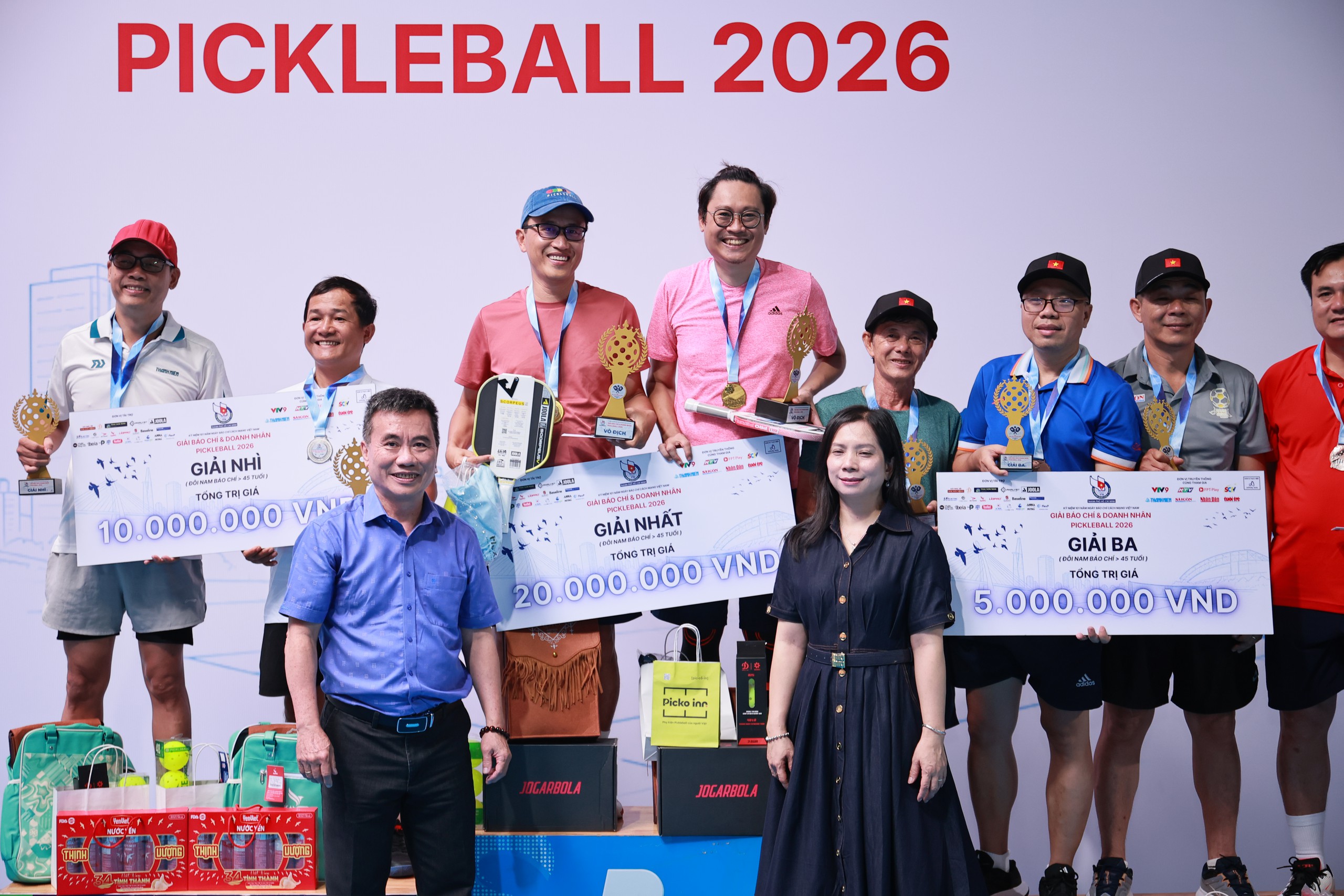 Những khoảnh khắc ấn tượng ở giải pickleball báo chí và doanh nghiệp TP.HCM 2026- Ảnh 8.