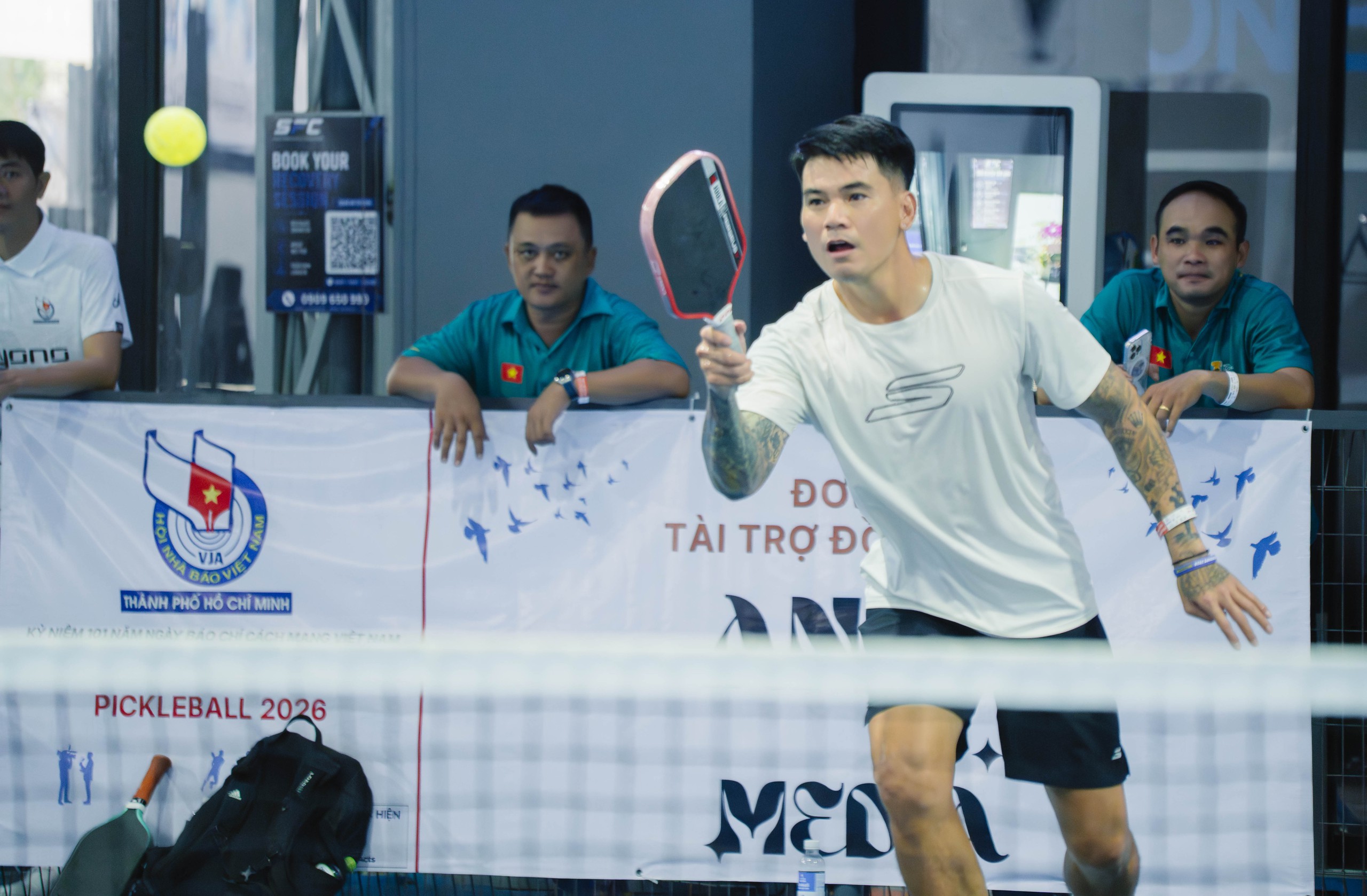 Những khoảnh khắc ấn tượng ở giải pickleball báo chí và doanh nghiệp TP.HCM 2026- Ảnh 3.