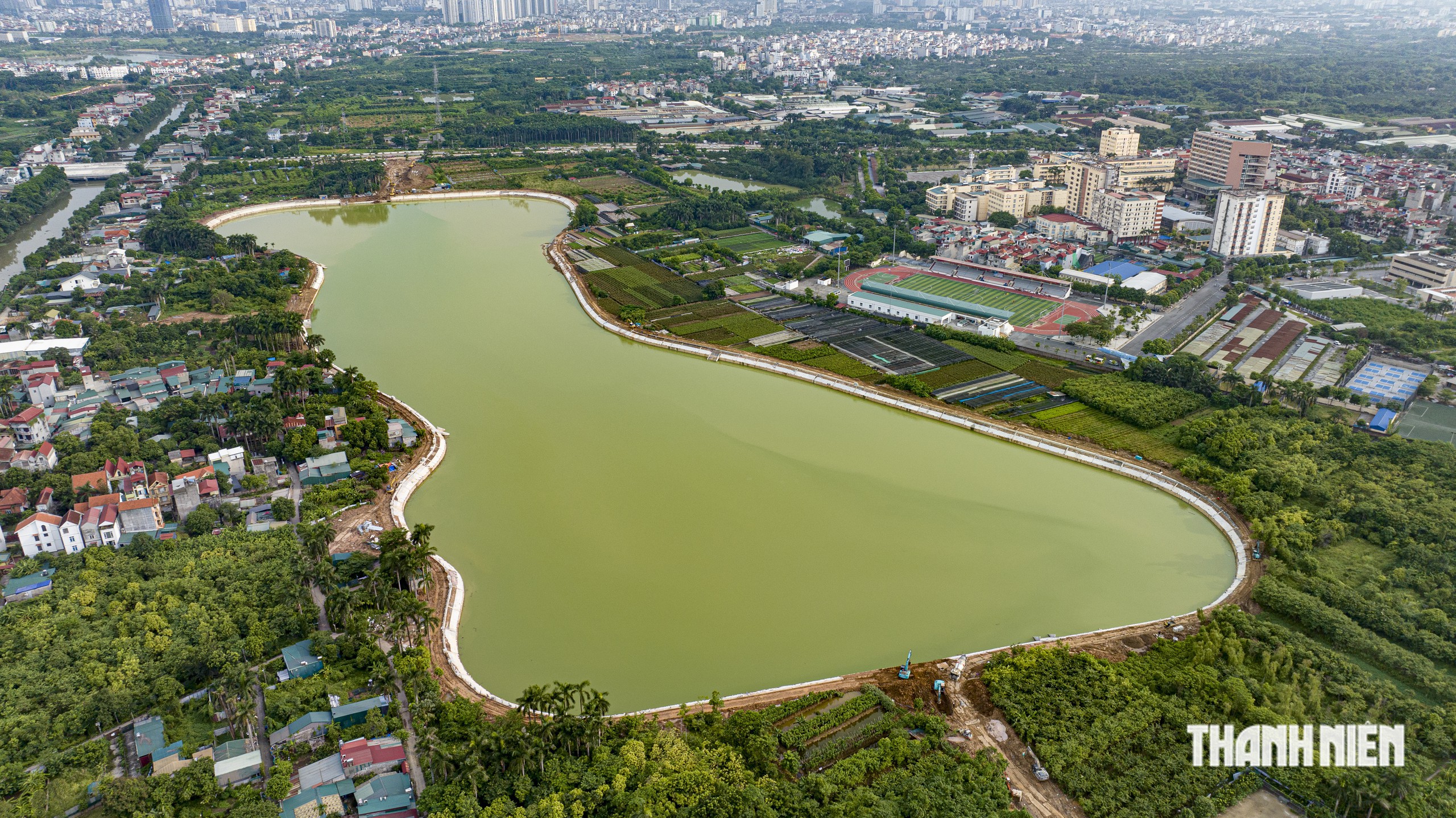 Diện mạo 7 hồ chống ngập khẩn cấp trước mùa mưa - Ảnh 12.