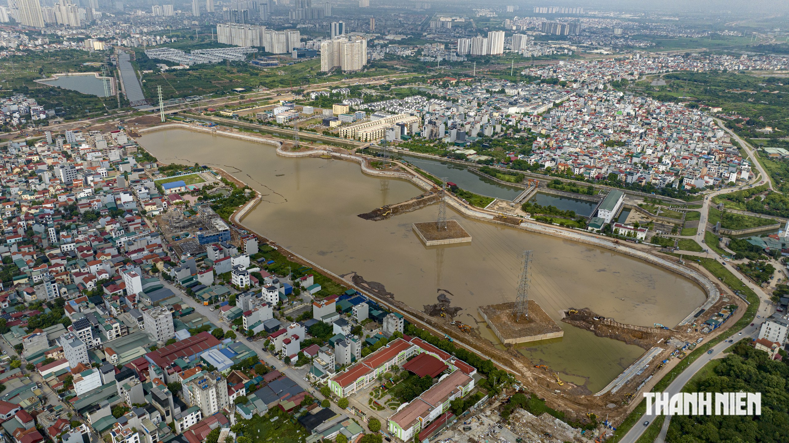 Diện mạo 7 hồ chống ngập khẩn cấp trước mùa mưa - Ảnh 7.