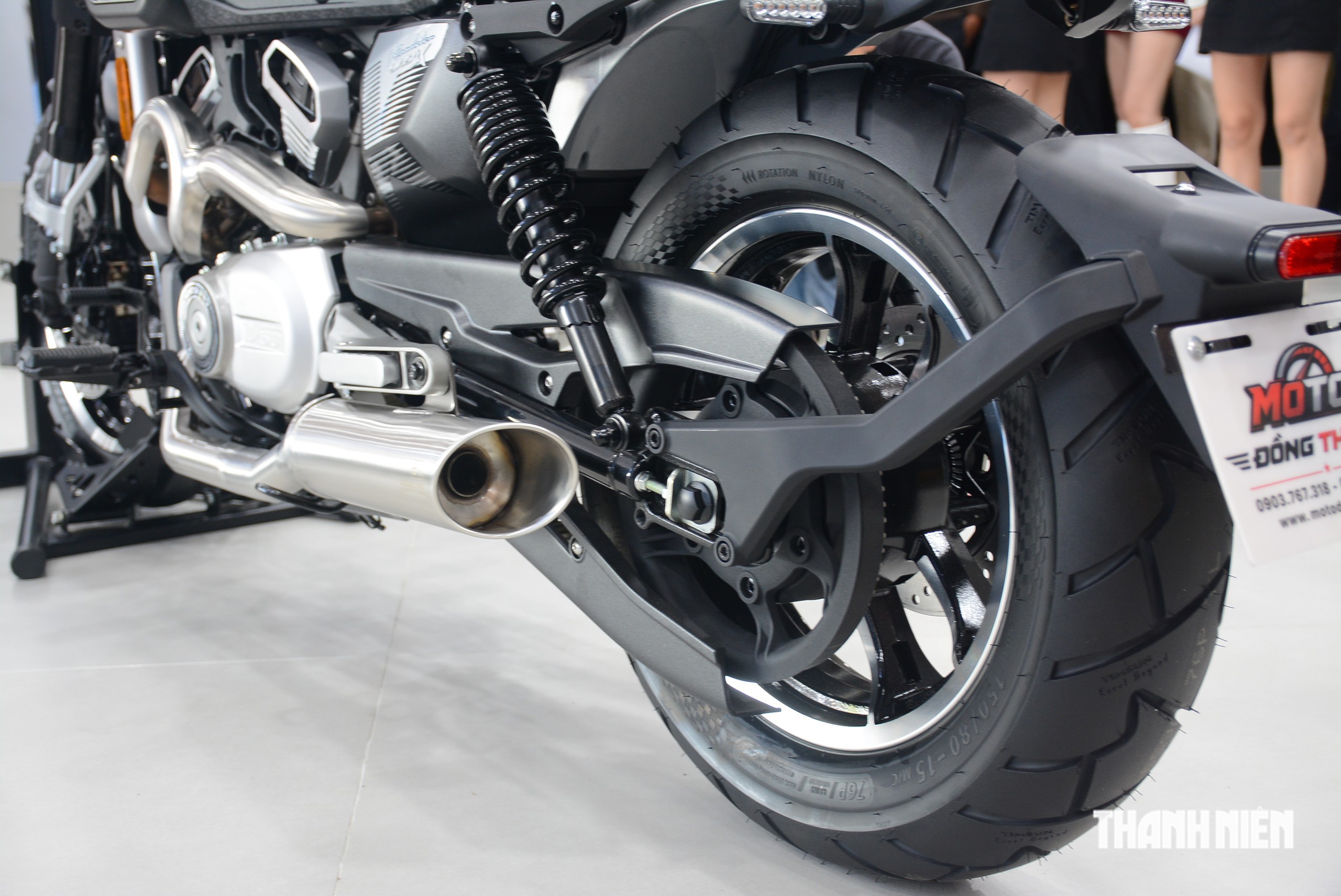 M&ocirc; t&ocirc; cruiser thương hiệu H&agrave;n Quốc Hyosung GV350X về Việt Nam, gi&aacute; 135 triệu - Ảnh 9.