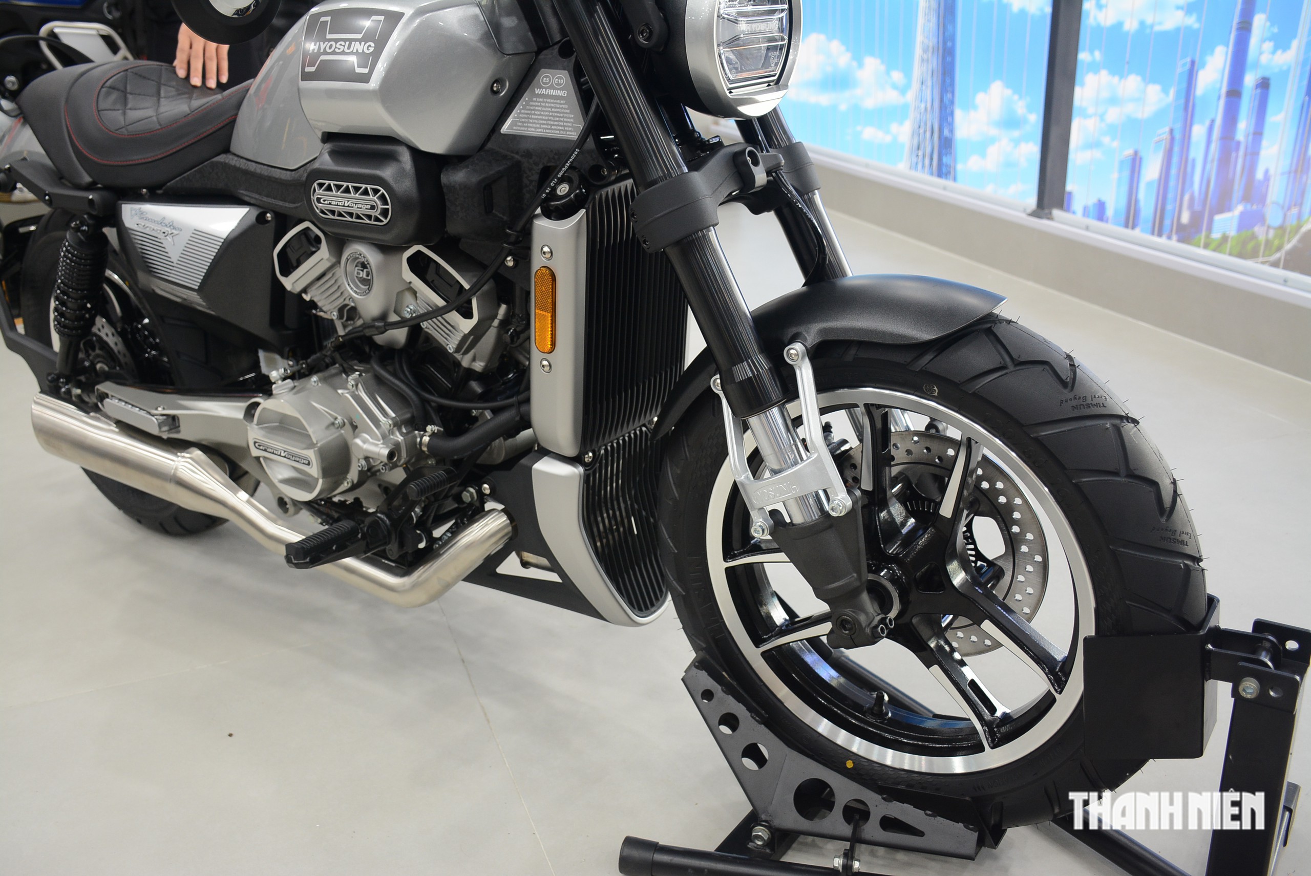 M&ocirc; t&ocirc; cruiser thương hiệu H&agrave;n Quốc Hyosung GV350X về Việt Nam, gi&aacute; 135 triệu - Ảnh 11.