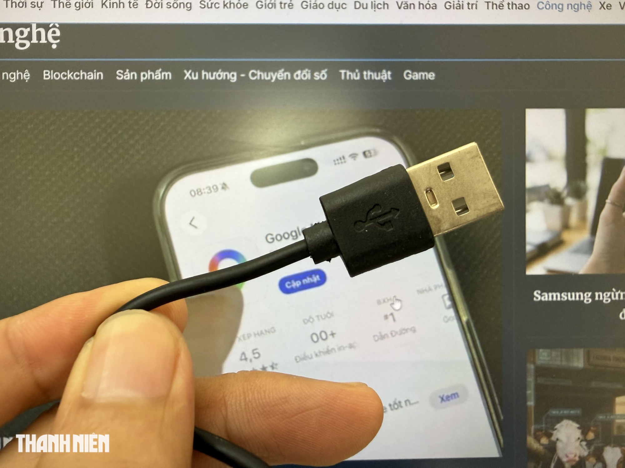 Ý nghĩa thật sự của logo hình đinh ba trên cổng USB - Ảnh 1.
