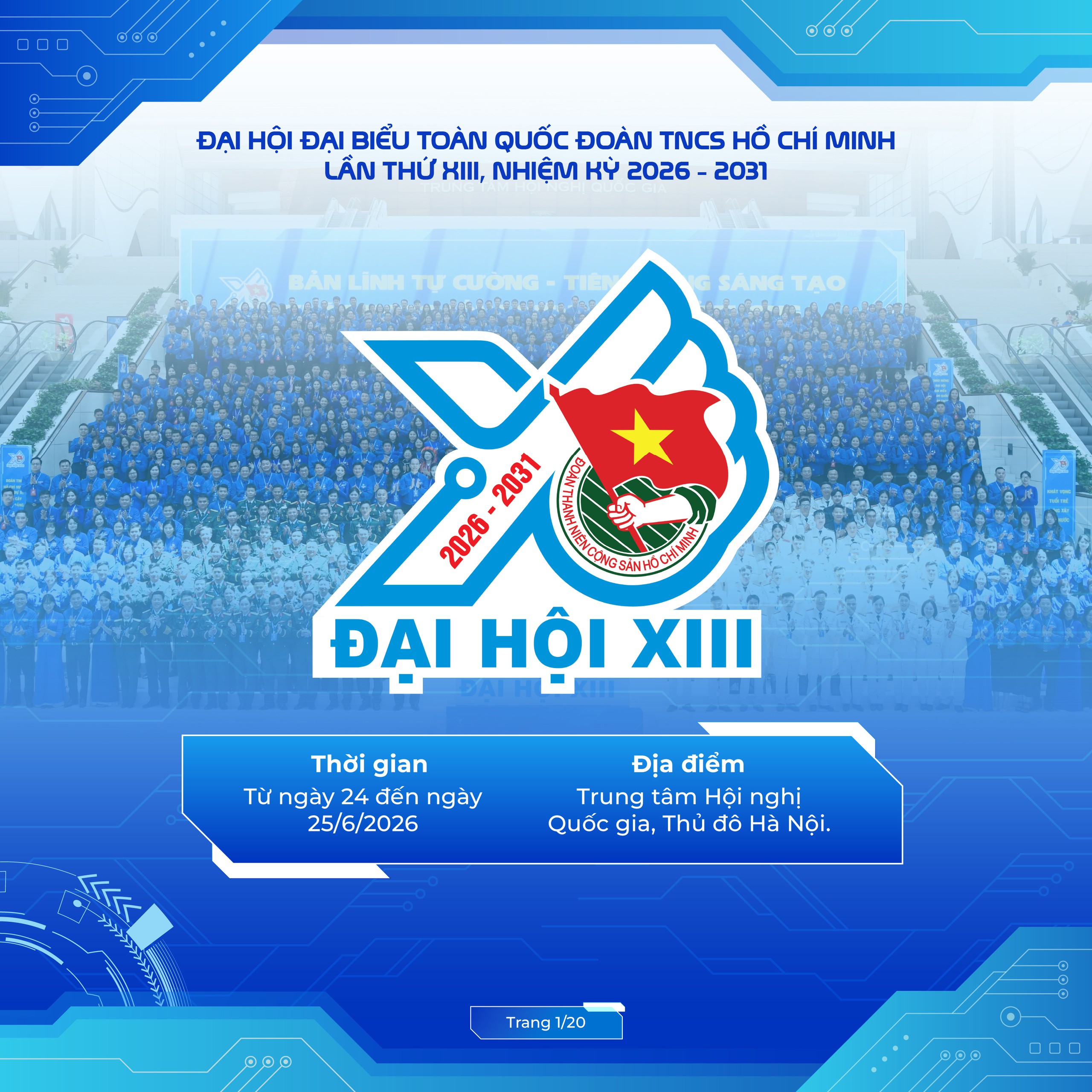 C&ocirc;ng bố bộ infographic về kết quả Đại hội Đo&agrave;n to&agrave;n quốc lần thứ XIII- Ảnh 1.