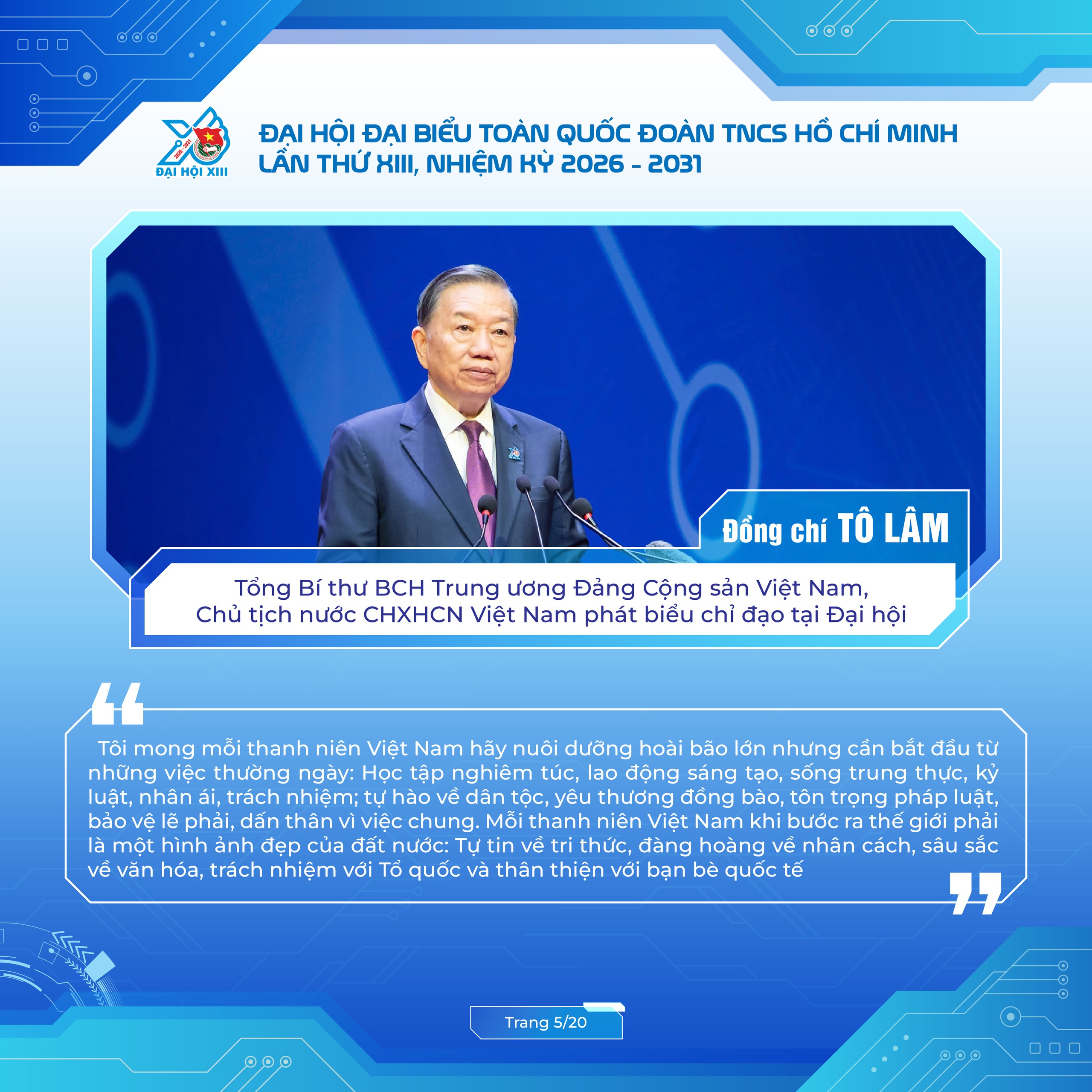 C&ocirc;ng bố bộ infographic về kết quả Đại hội Đo&agrave;n to&agrave;n quốc lần thứ XIII- Ảnh 5.
