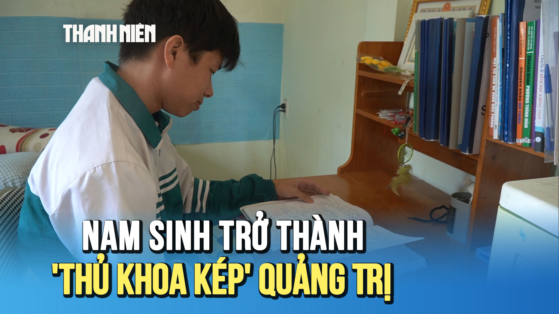 Nam sinh mồ côi, từng lỡ hẹn HSG quốc gia trở thành 'thủ khoa kép' Quảng Trị - Ảnh 1.