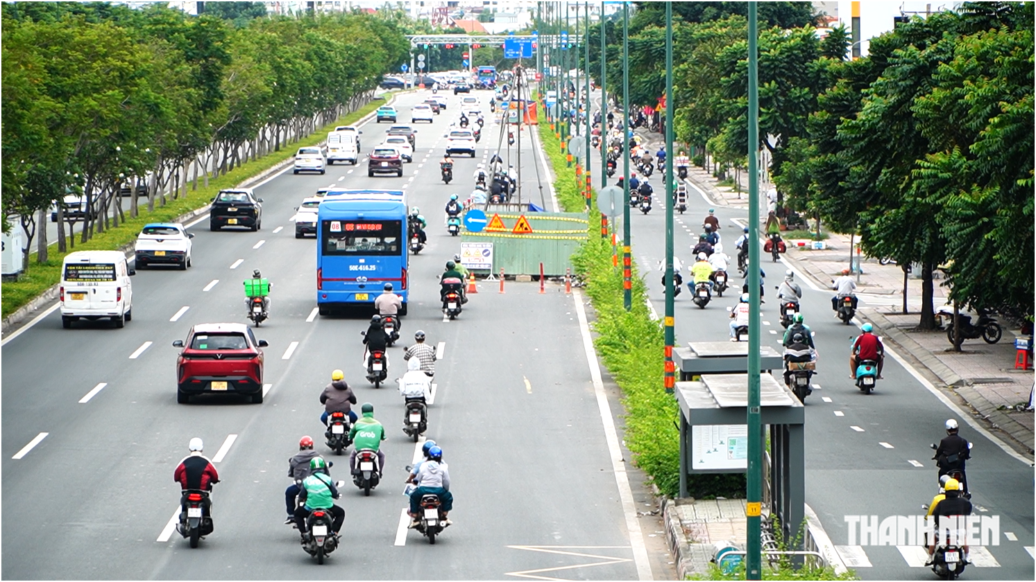 Metro số 6 bắt đầu khảo sát trên đường Phạm Văn Đồng, người dân chờ ngày - Ảnh 1.