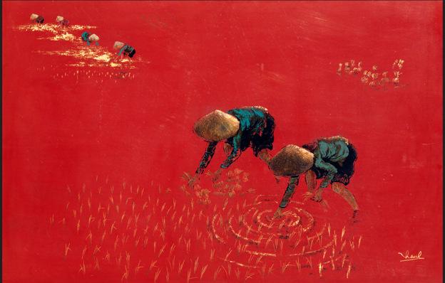 'Mở kho' hàng trăm tranh, hiện vật sơn mài từ thập niên 1950- Ảnh 5.