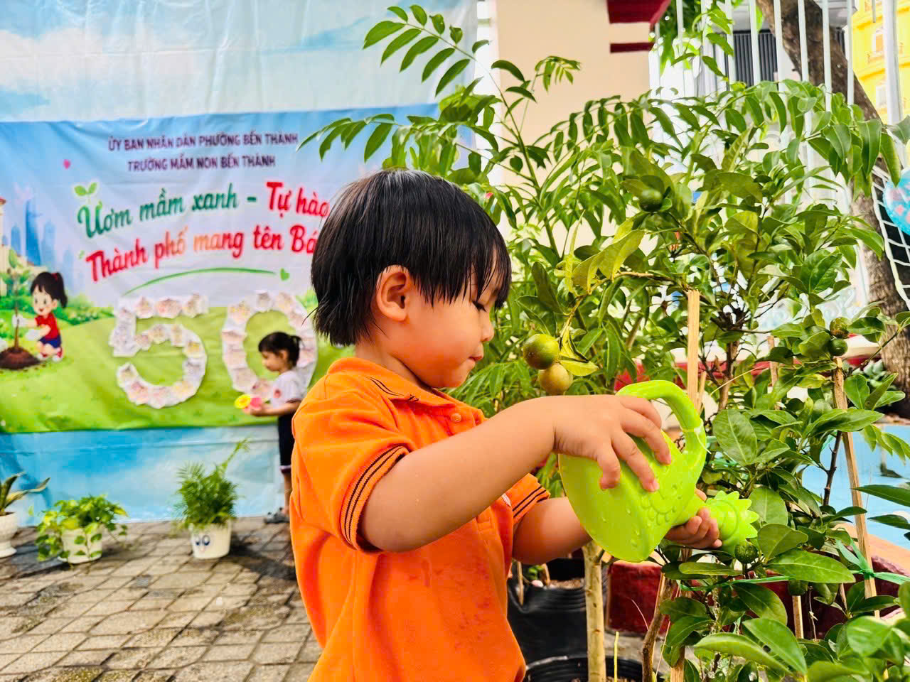 Trẻ mầm non TP.HCM làm gì ở trường trong hè?- Ảnh 8.