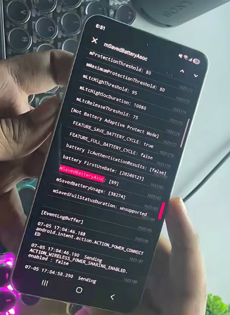 M&atilde; b&iacute; mật gi&uacute;p xem thời điểm ch&iacute;nh x&aacute;c cần thay pin điện thoại Galaxy - Ảnh 2.