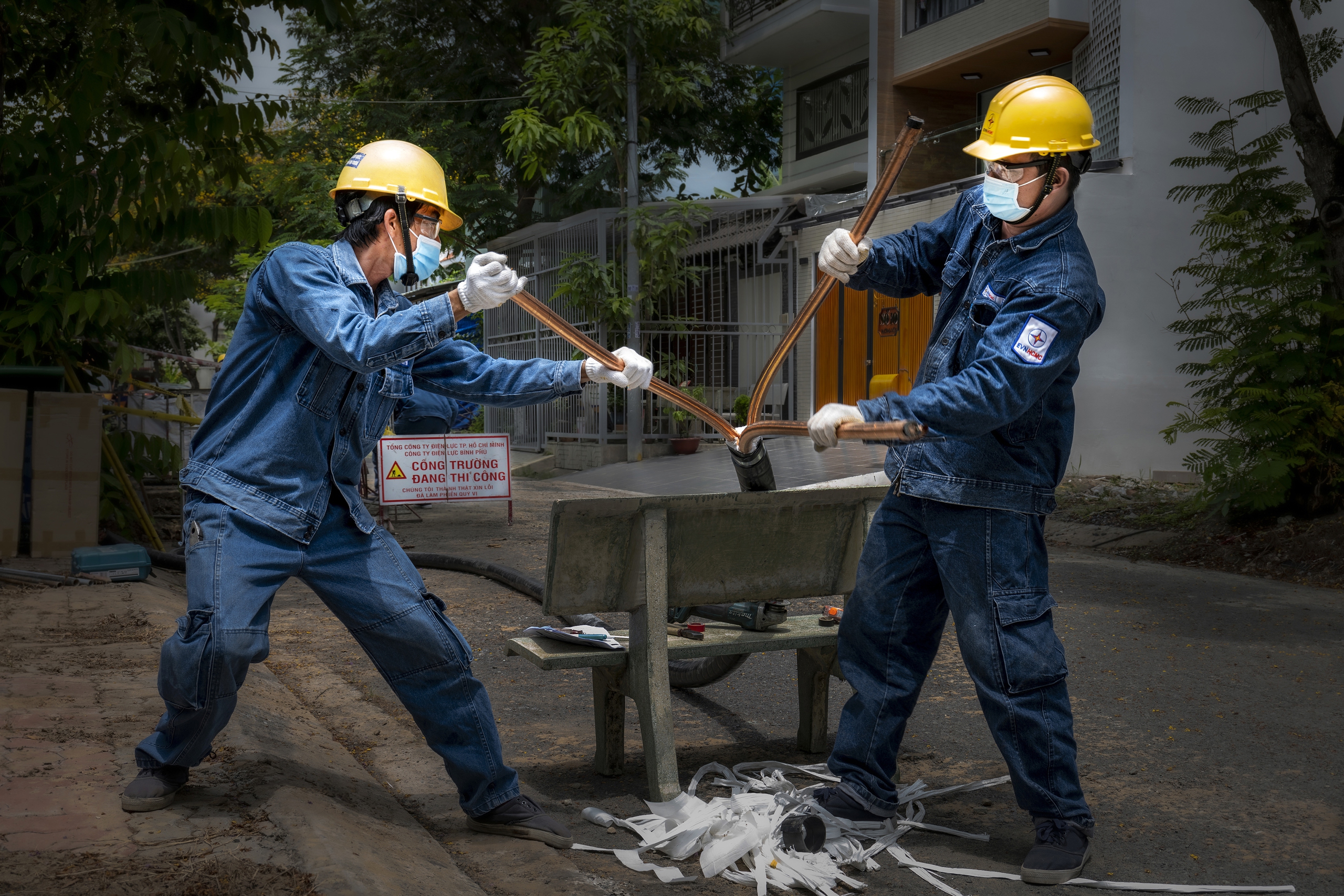 Ảnh dự thi: Thi công cáp ngầm - Ảnh 3.