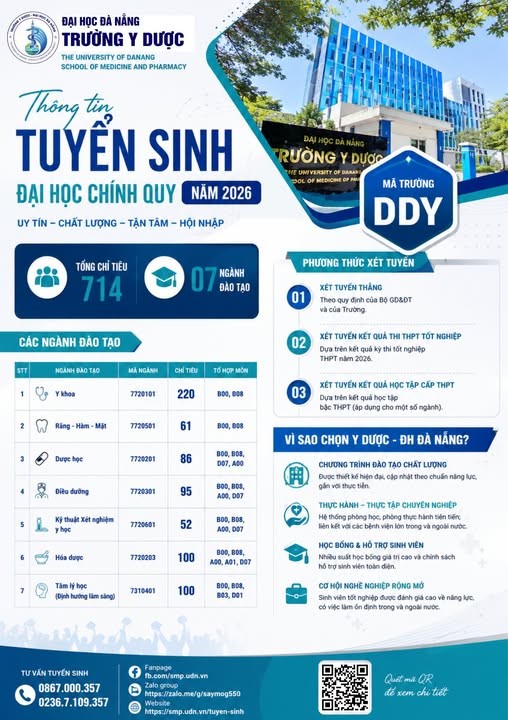 Trường Y Dược - Đại học Đà Nẵng: nơi đào tạo khối ngành sức khỏe uy tín - Ảnh 1.