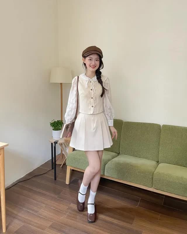 Đón thu nhẹ nhàng cùng set đồ màu be mát mẻ- Ảnh 7.