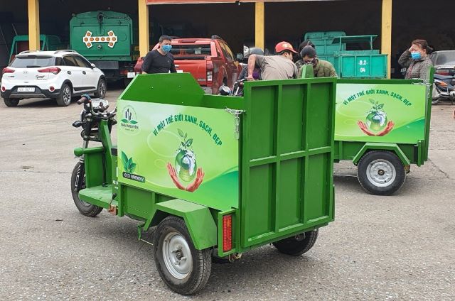 Đề xuất thí điểm xe 3 bánh chạy điện chuyên thu gom, vận chuyển rác - Ảnh 1.