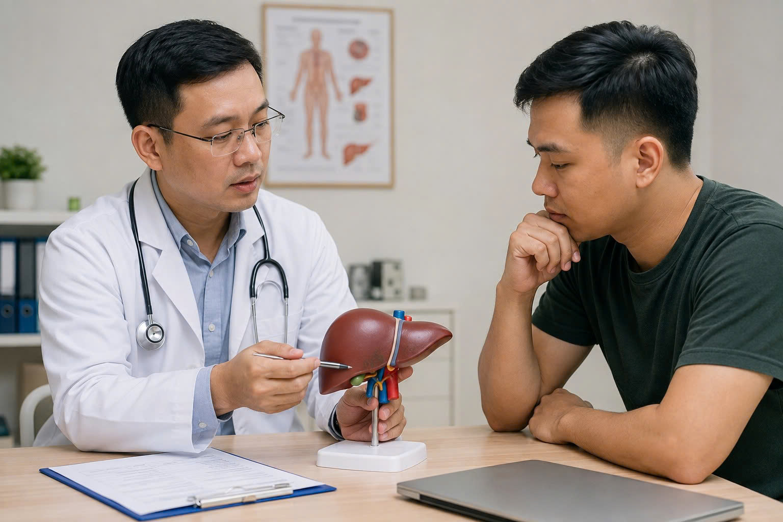 Gan tổn thương âm thầm từ tuổi 20, 30: Ai cần tầm soát? - Ảnh 1.