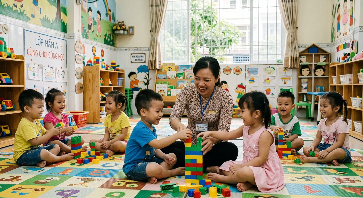 Hơn 6.000 giáo viên mầm non TP.HCM chưa đạt chuẩn đào tạo - Ảnh 5.