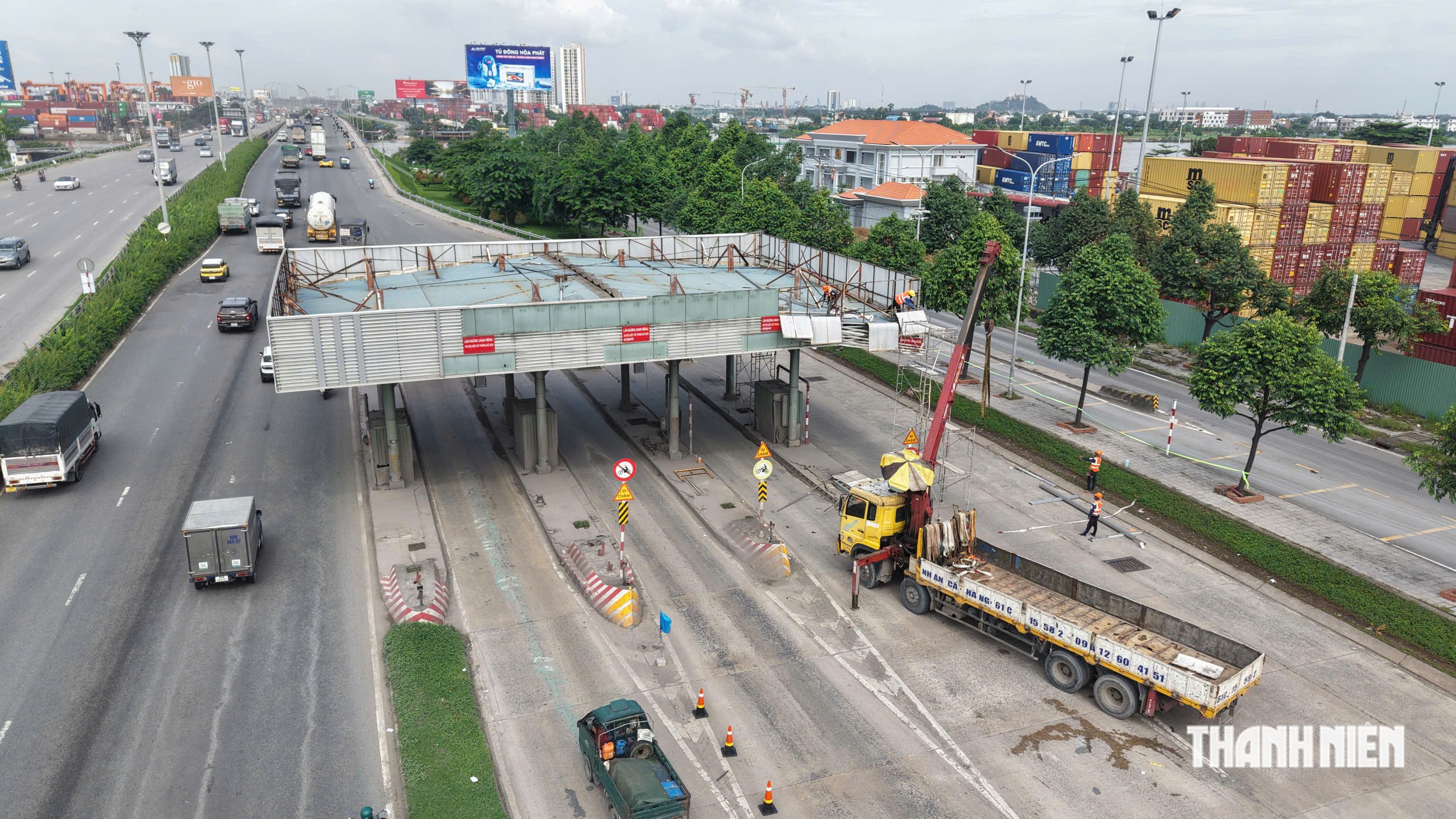 Chính thức tháo dỡ trạm thu phí cầu Đồng Nai- Ảnh 3.
