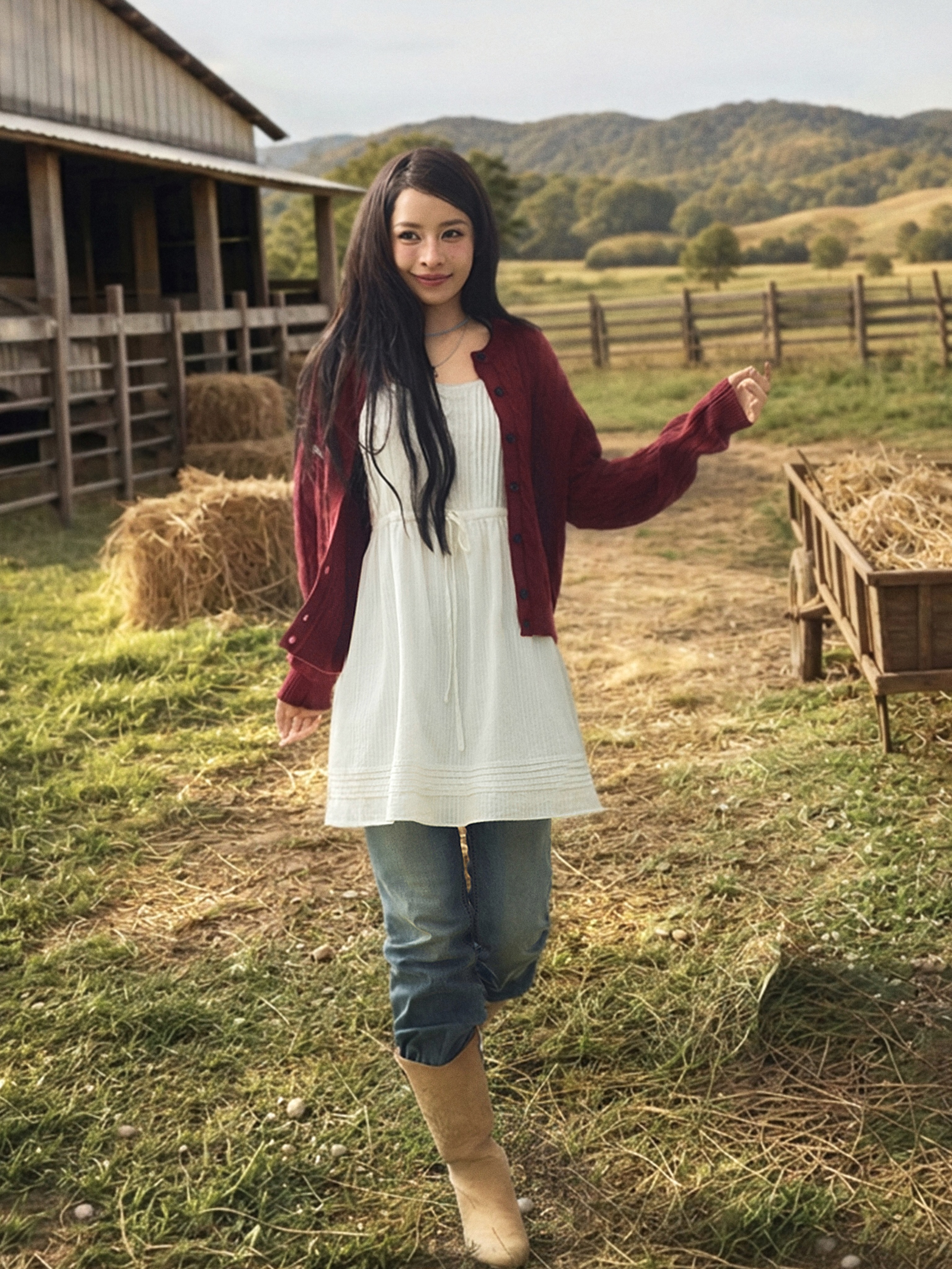 Chào đón mùa lạnh với cardigan, áo len và quần jeans- Ảnh 4.